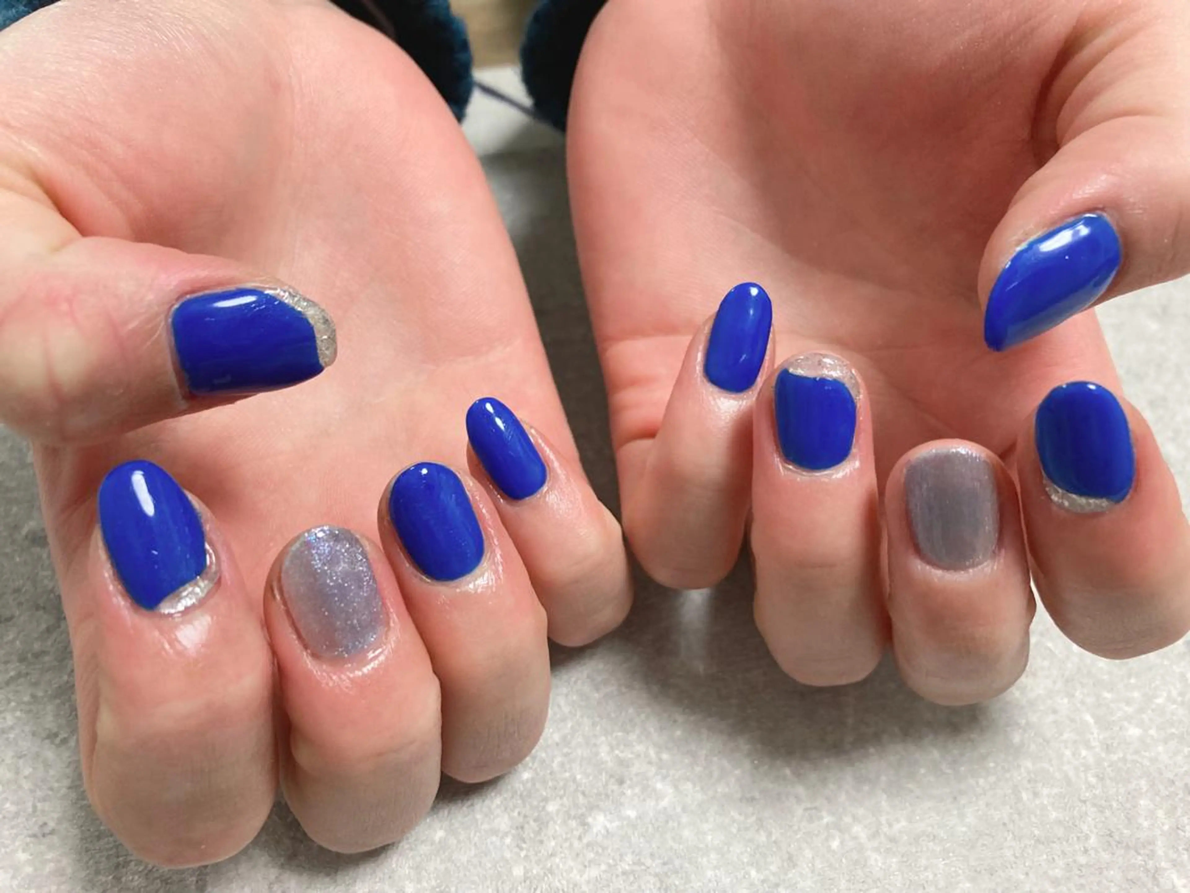 ネイル オーロラネイル フラワーネイル フットネイル フレンチネイル ジェルネイル Mogu nail 二子玉川のネイルデザイン