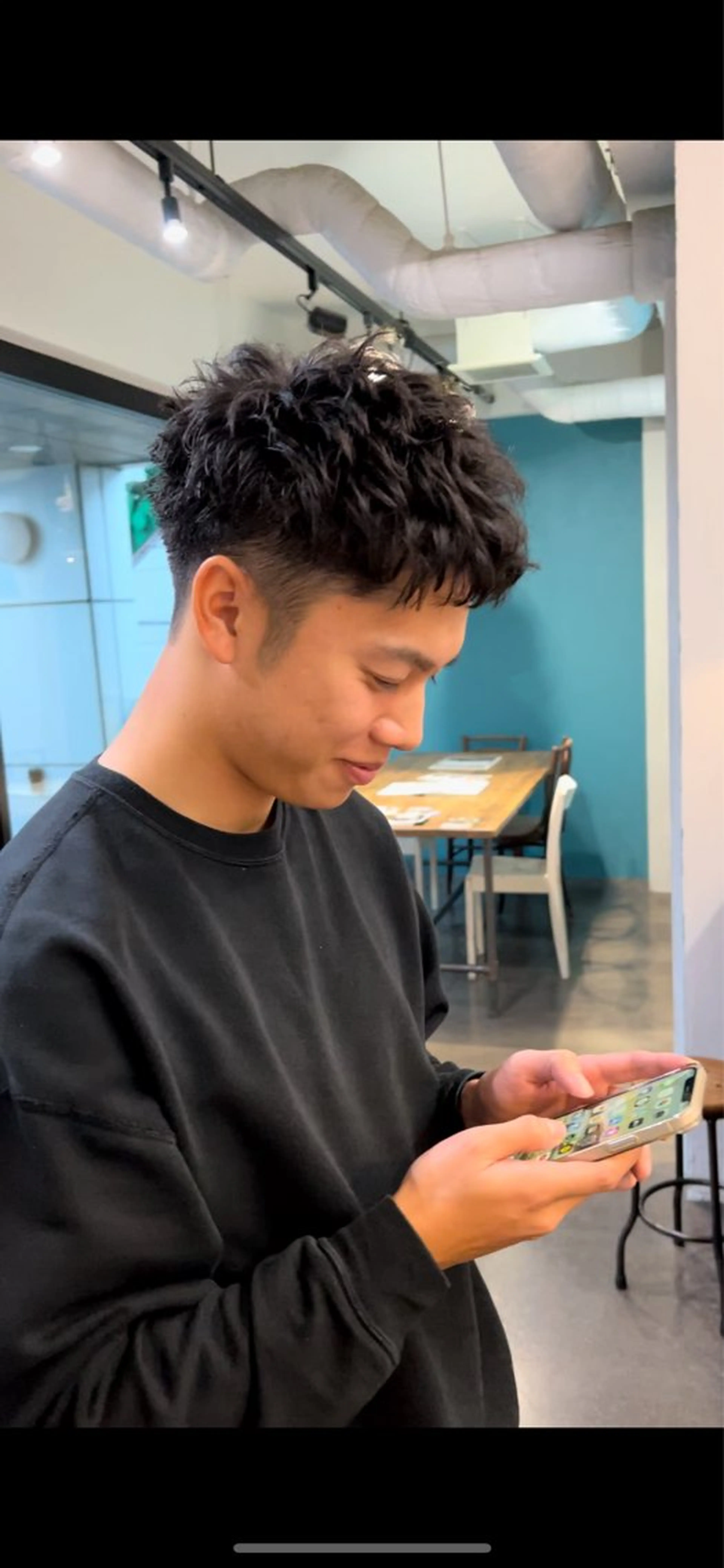 メンズ メンズショート スパイキーショート カット 千葉 郁也のヘアスタイル