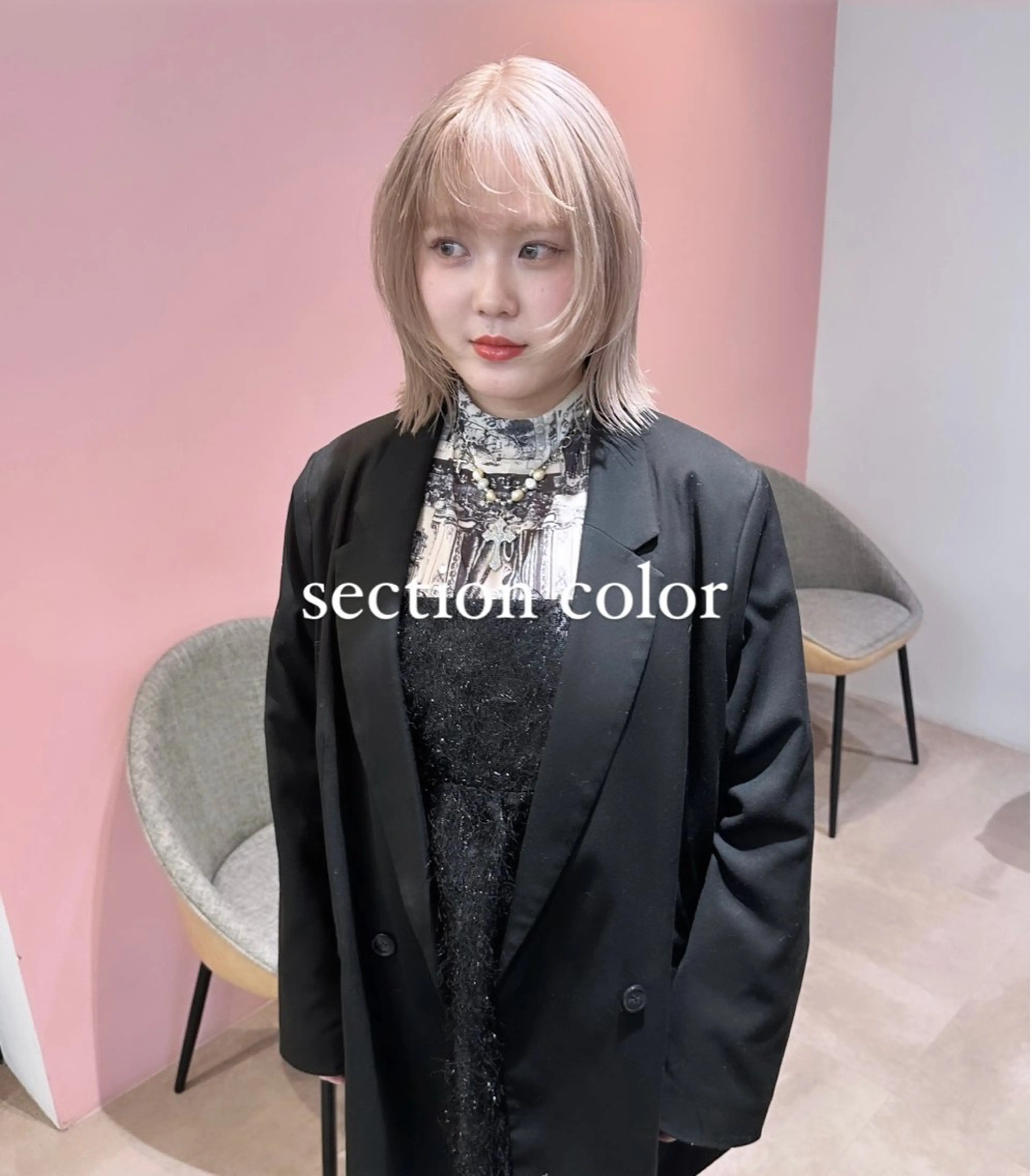 カラー storiiz所属・本田大輝top designerのヘアスタイル