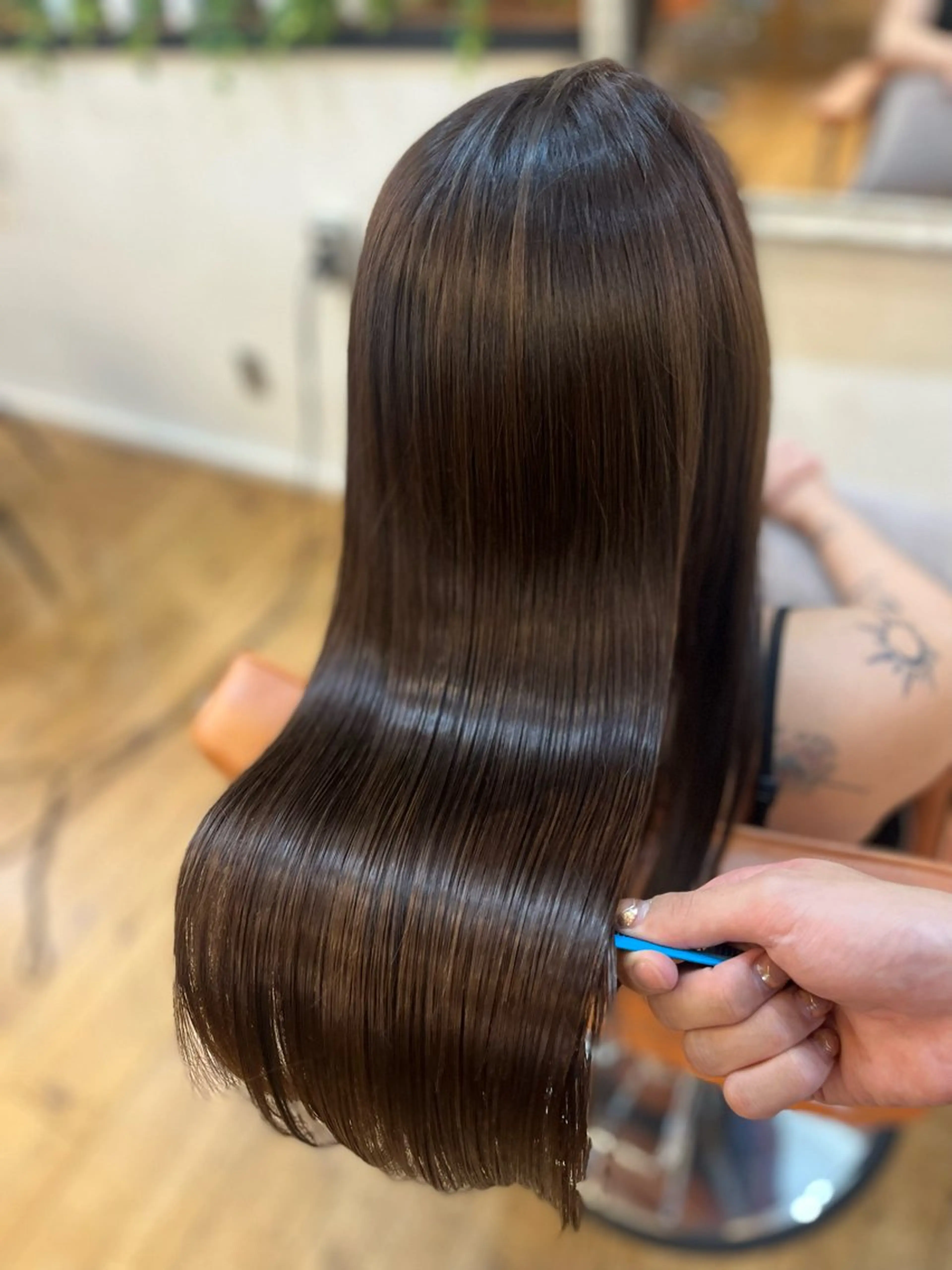 ロング ⚪️髪質改善 縮毛 店長 コウ⚪️のヘアスタイル