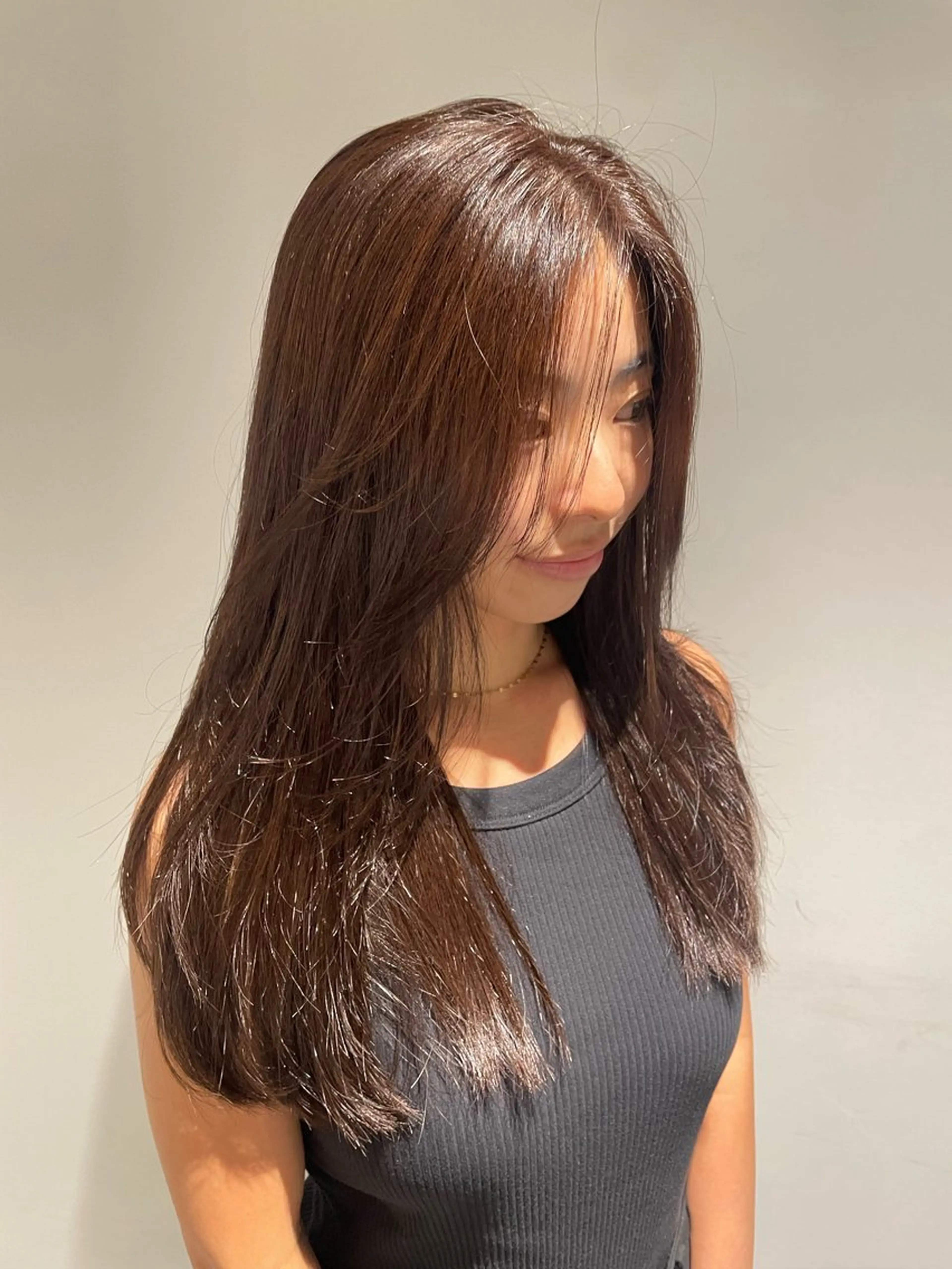 セミロング ヘアカラー 🫧ほのか /透明感カラー🫧のヘアスタイル