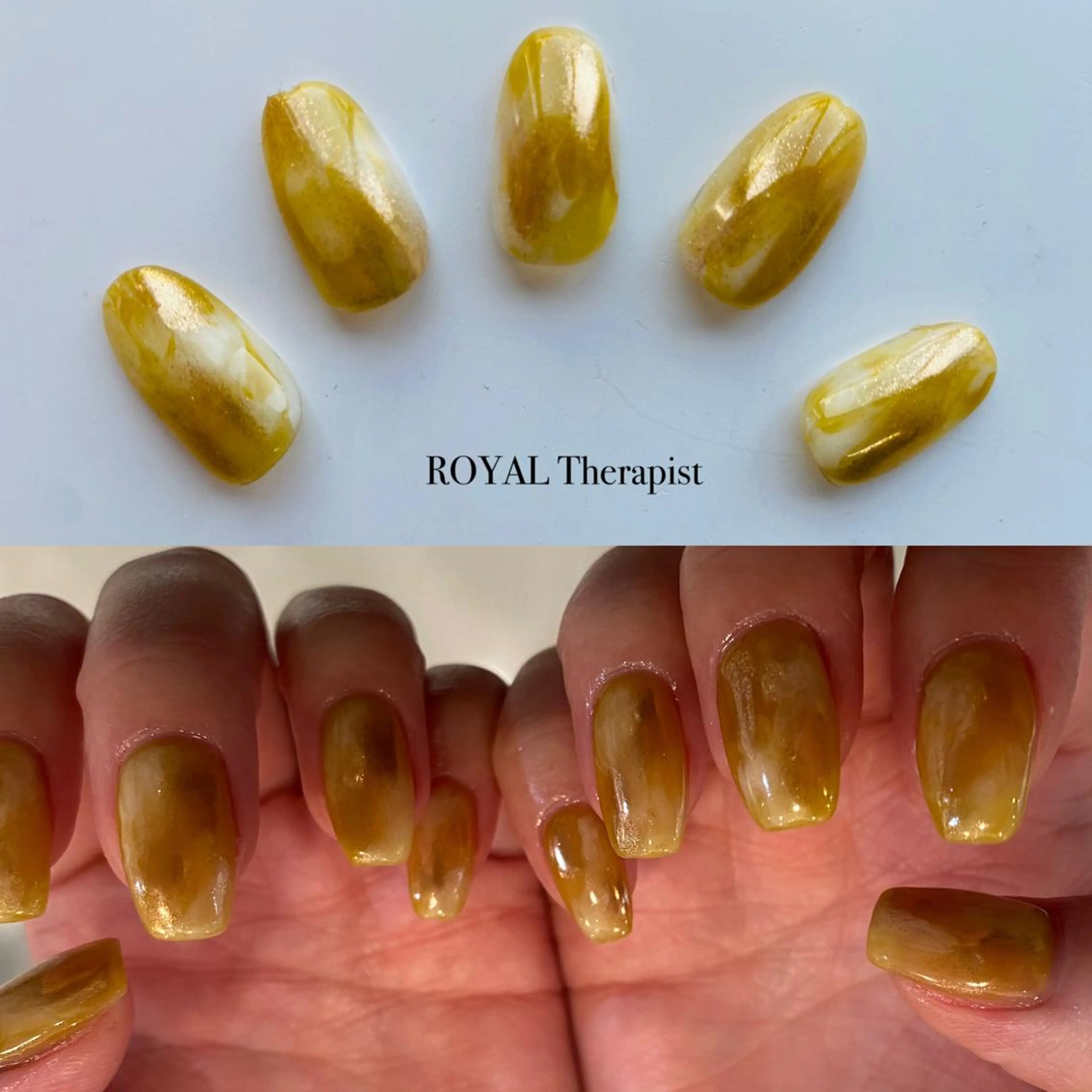 ネイル ハンドネイル 【山岡】 ロイヤル•セラピストのネイルデザイン