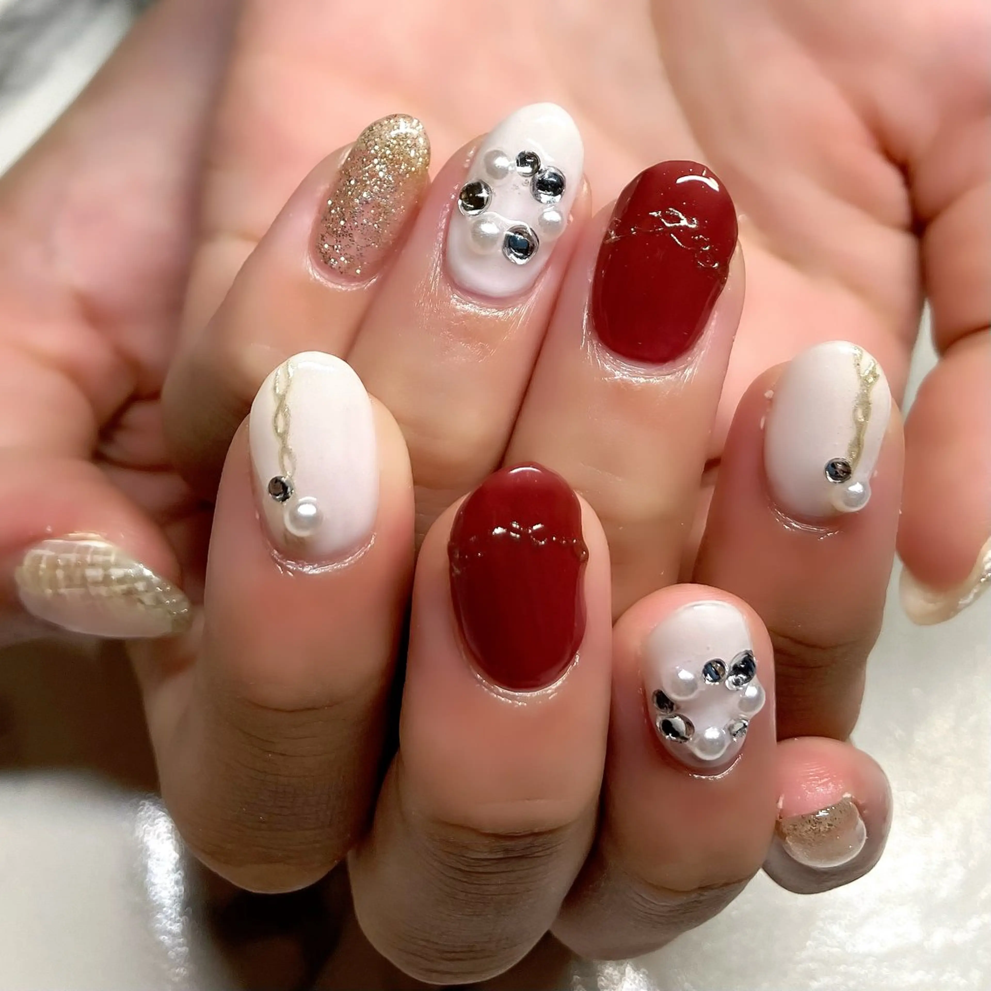 ネイル 冬ネイル クリスマス MALAMA NAILのネイルデザイン