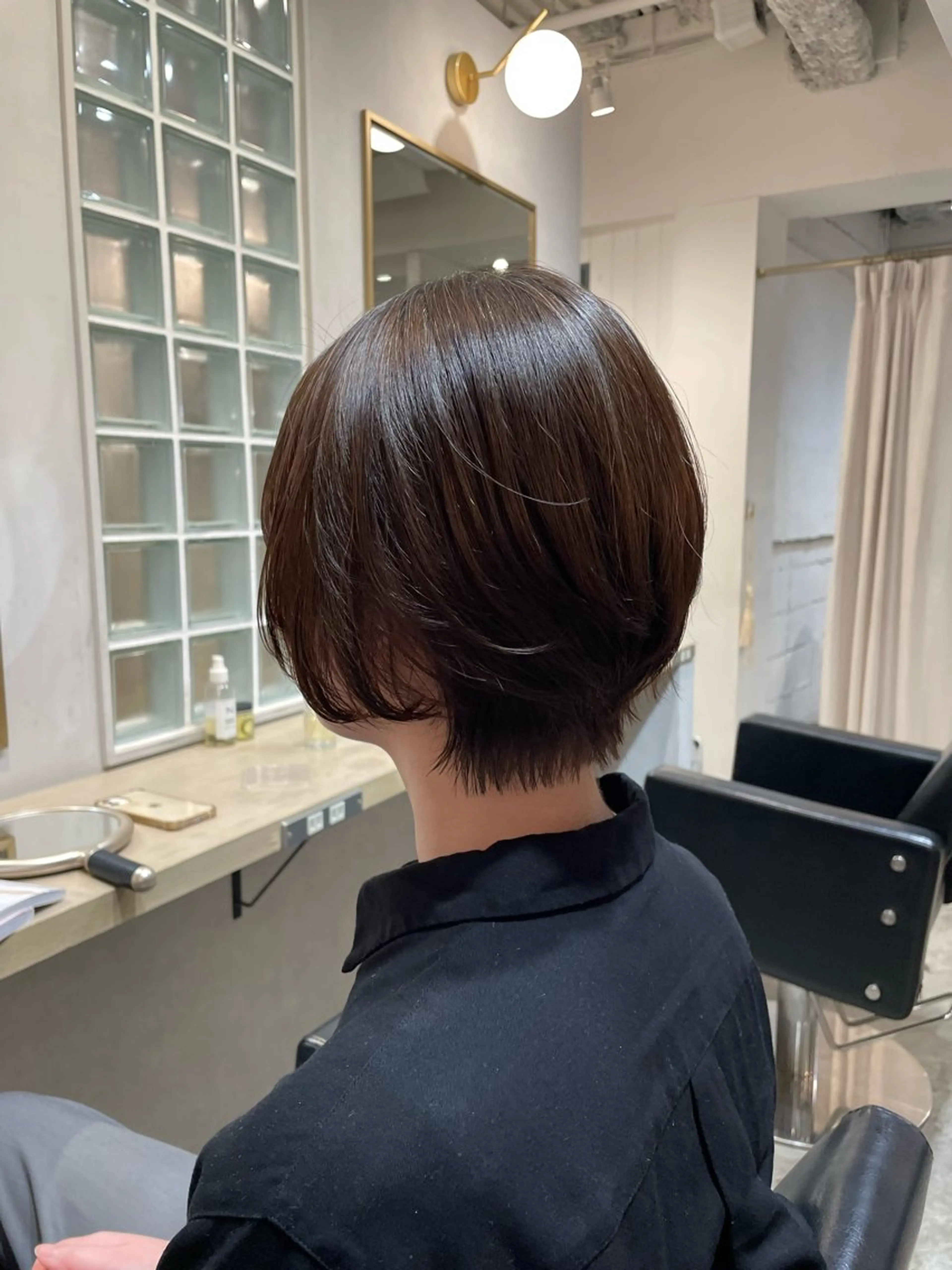 ショート ショートボブ ボブ 顔周りカット レイヤーカット ショートヘア soto.所属・ショートカット♡ 石川優奈のヘアスタイル