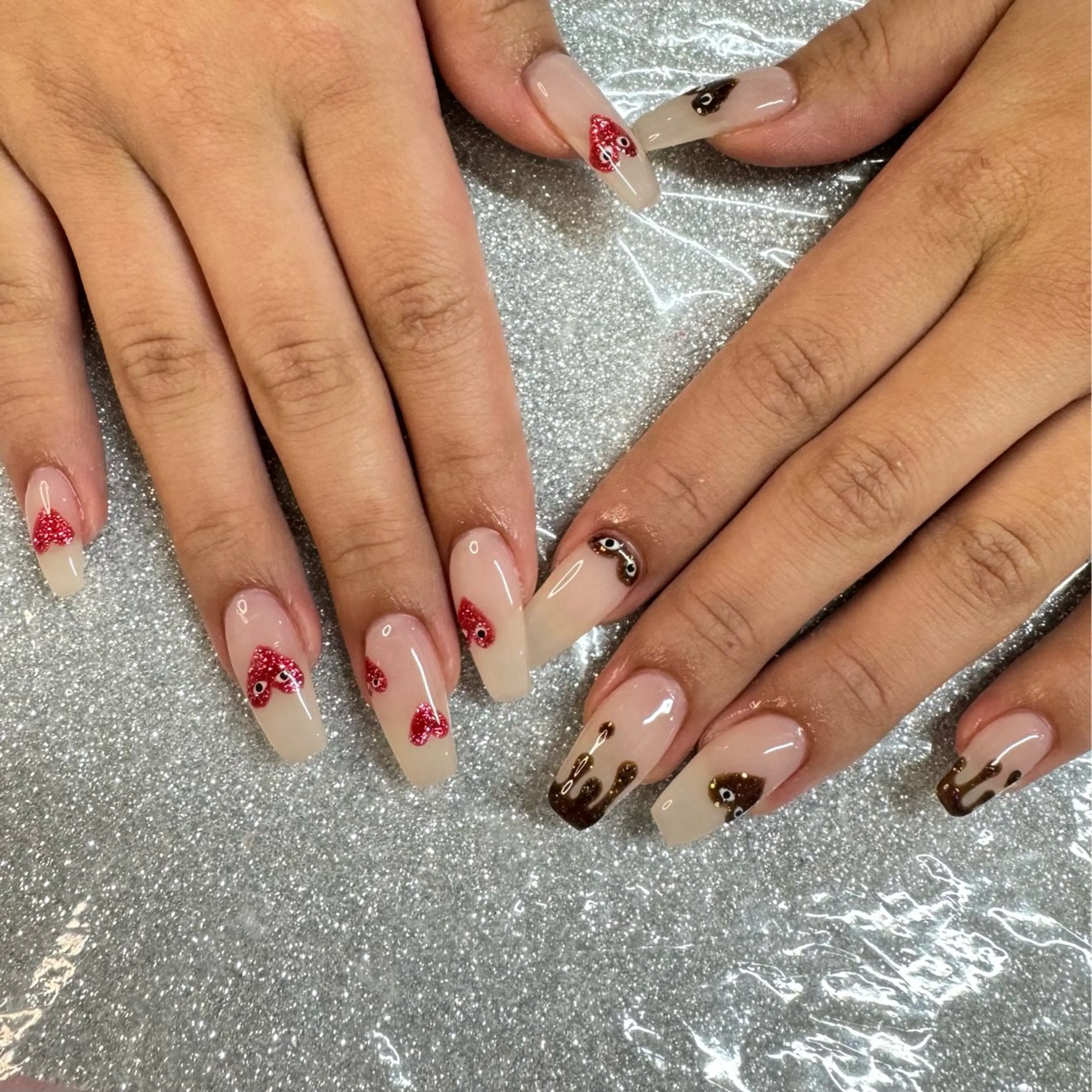 ネイル ハンドネイル VIERU 🌈🎀💖のネイルデザイン