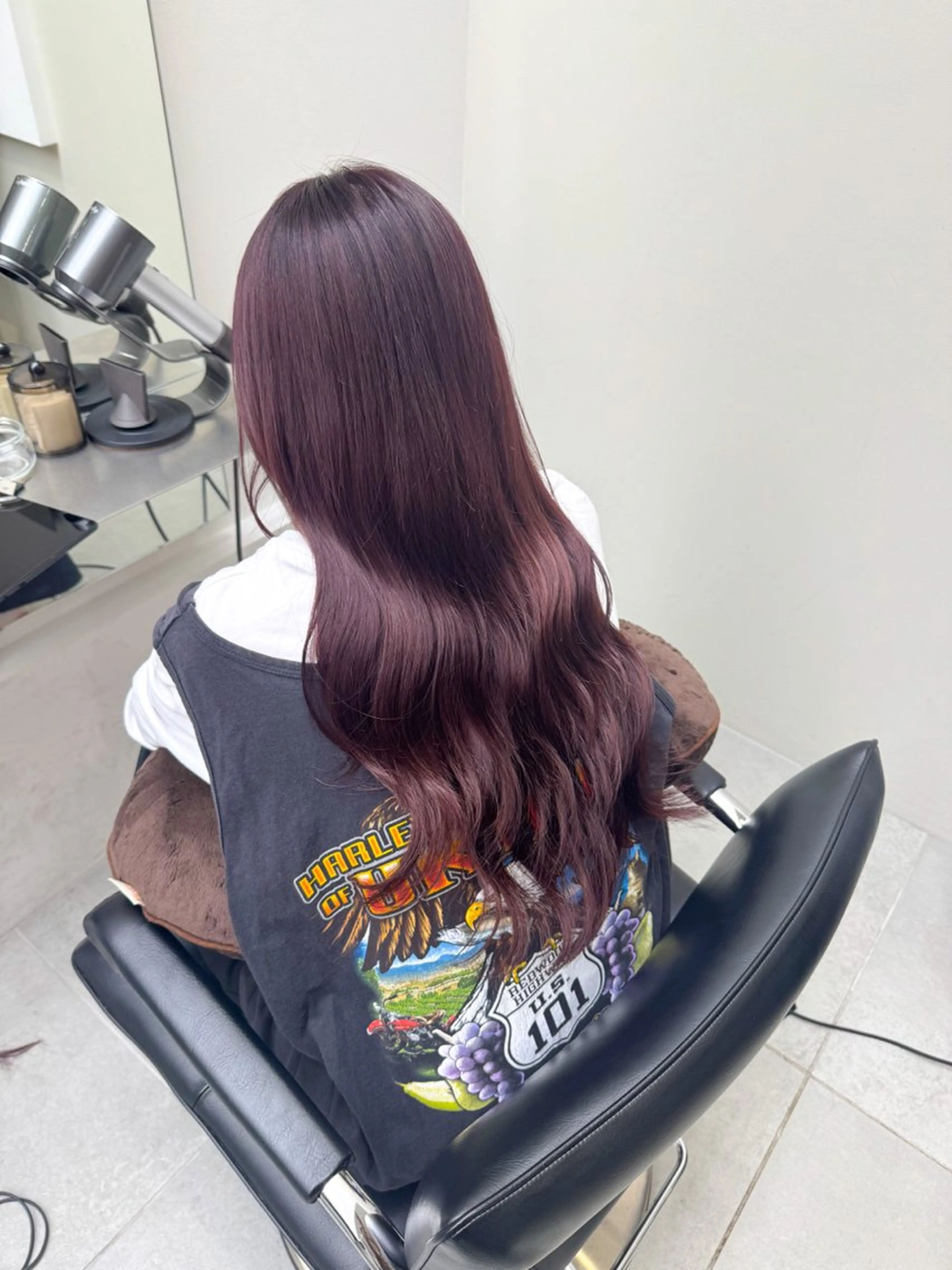 ロング カラー ヘアカラー ひかり／ショート ／似合わせカットのヘアスタイル