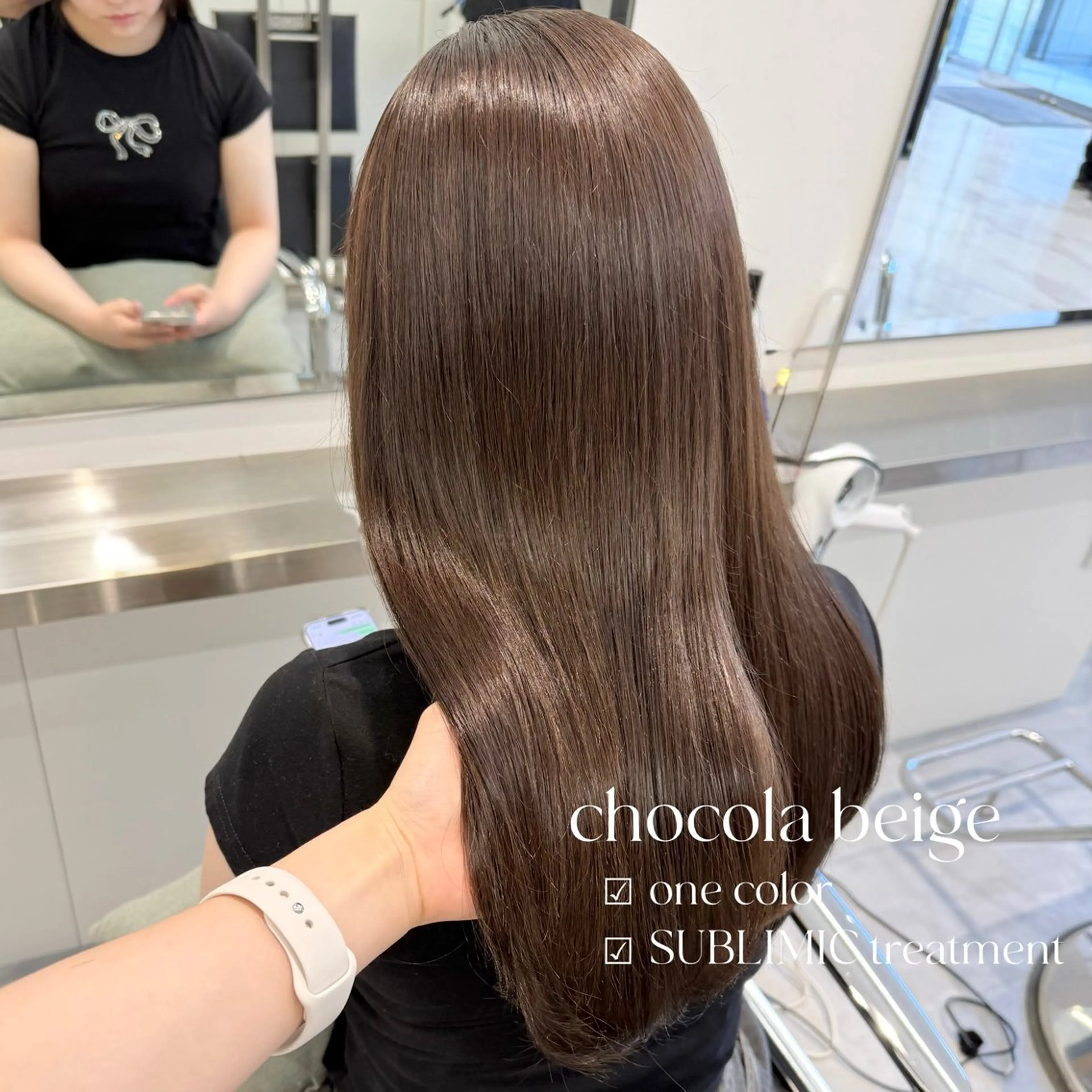 ロング カラー ヘアカラー トリートメント ParveMix￤ 大賀さつき🍨🤍のヘアスタイル