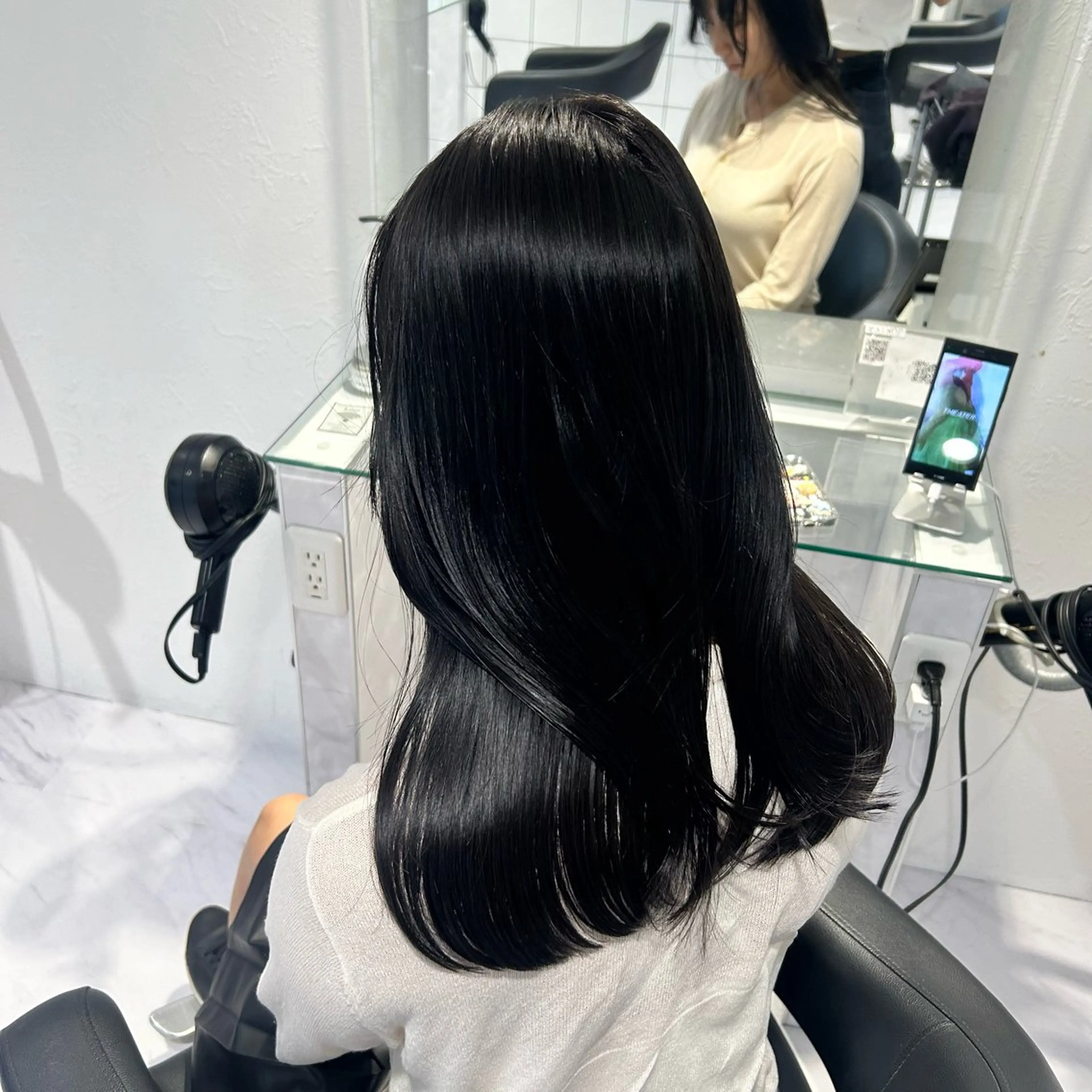 ロング カラー 表参道/透明感カラー /暗髪/ジュキヤのヘアスタイル