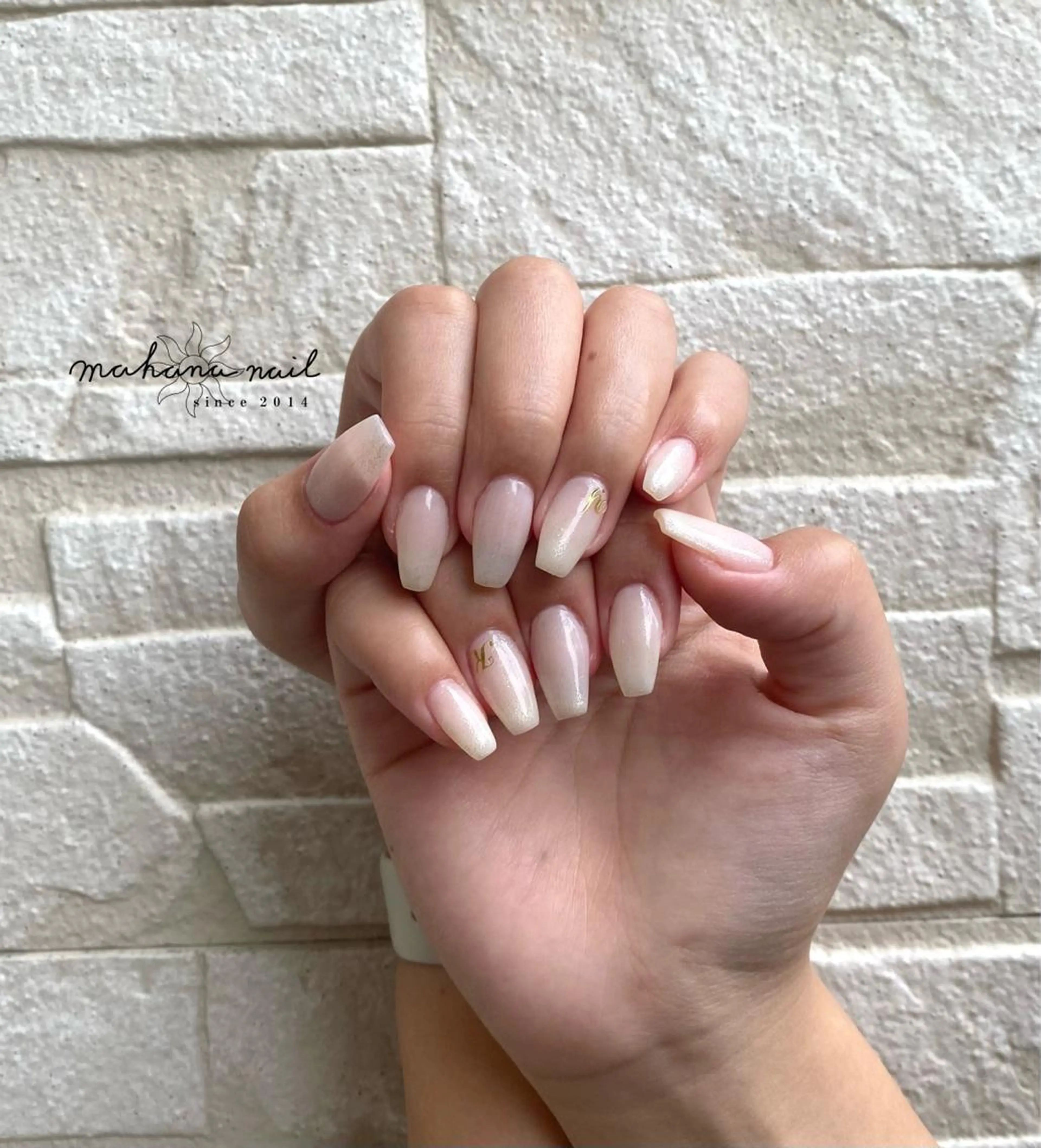 ネイル ラメ(グリッター) ワンカラーネイル mahana nailのネイルデザイン