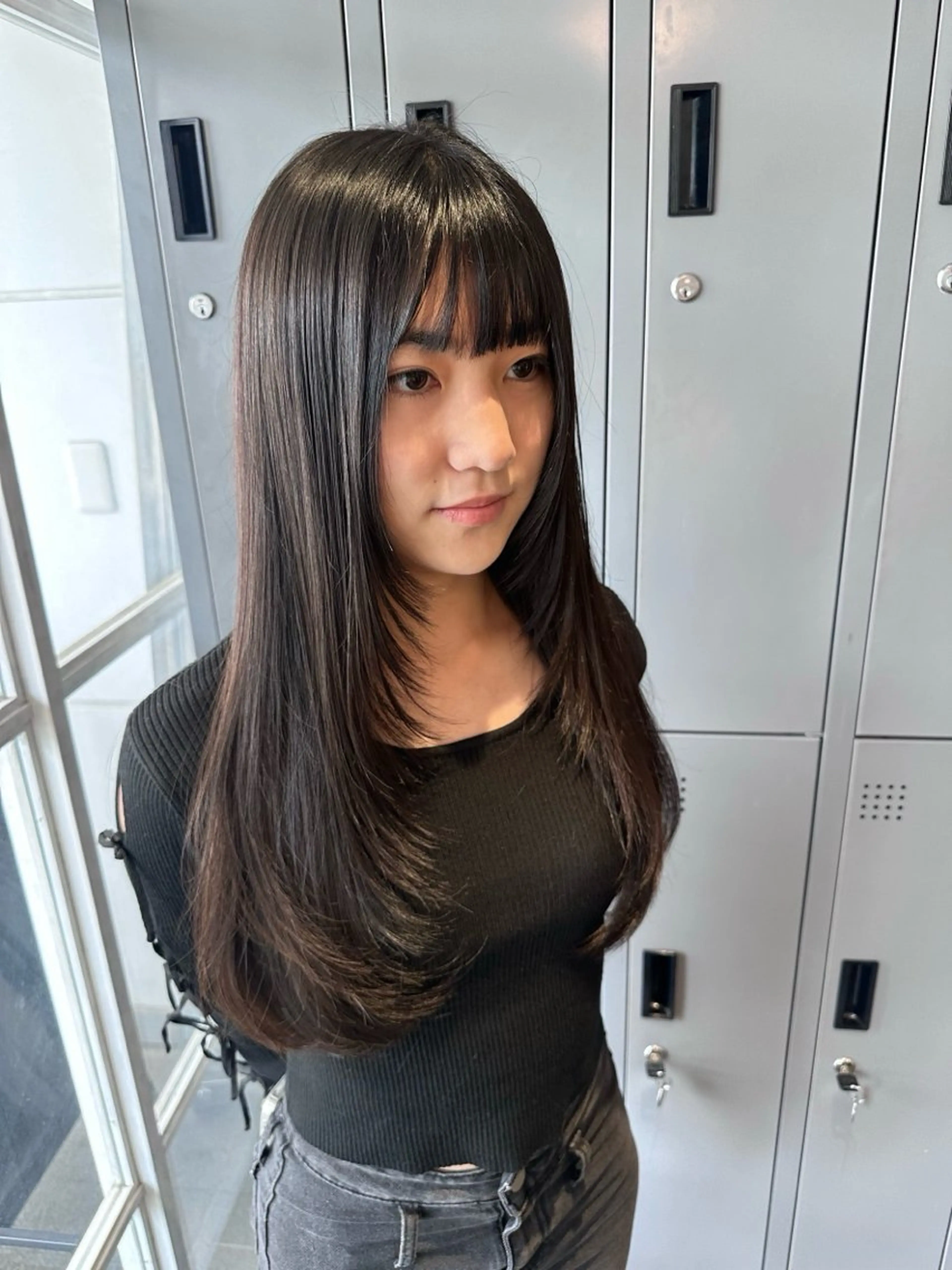 ロング ロングレイヤー レイヤーカット ロング かとう きりん🎀🪽のヘアスタイル