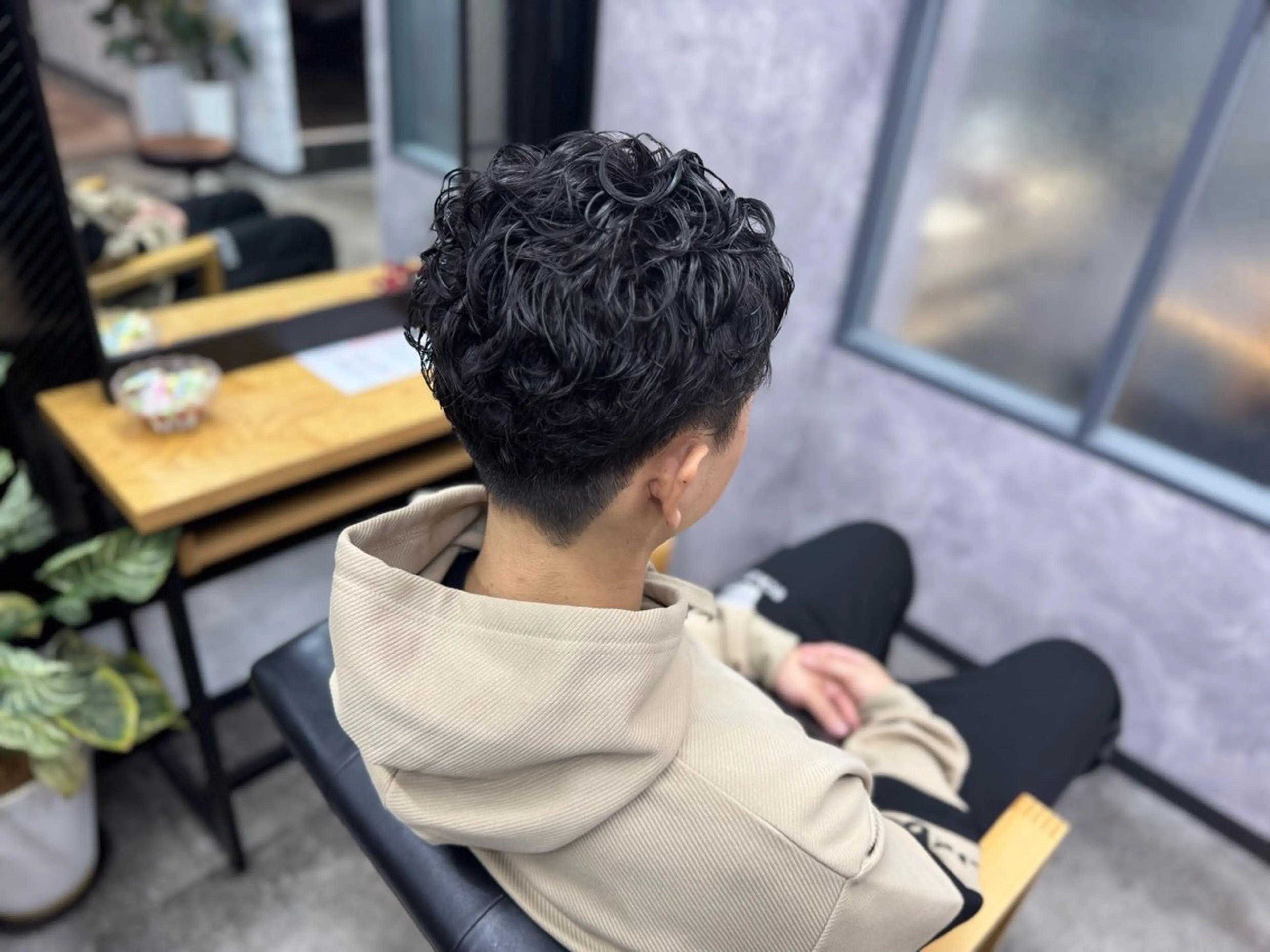 メンズパーマ+カット【水･木曜日以外】現金支払いのみの写真