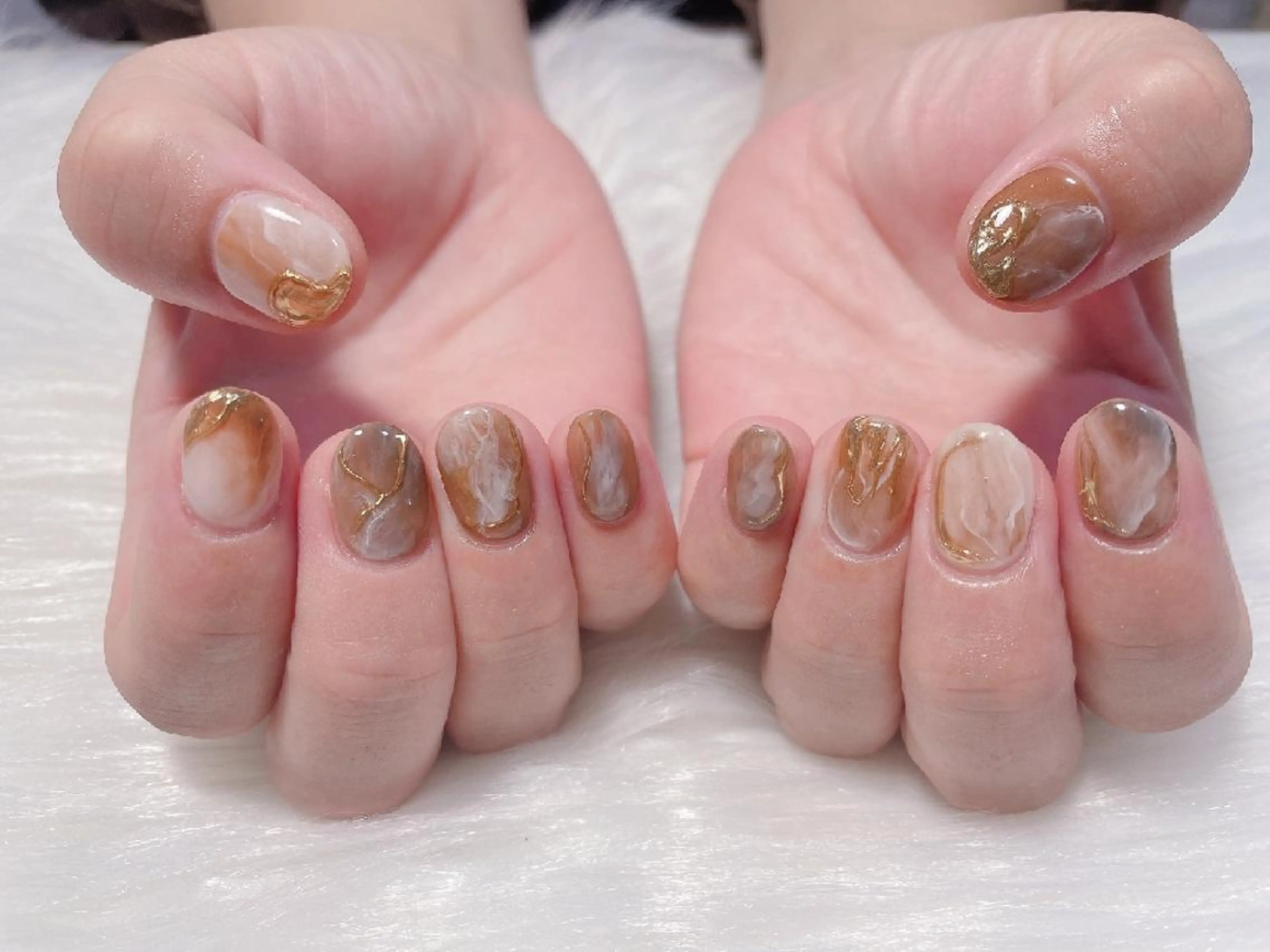 ネイル アートネイル べっ甲ネイル ボルドー フラワーネイル フットネイル 🎀Yumi✨ ミキネイルサロン池袋のネイルデザイン