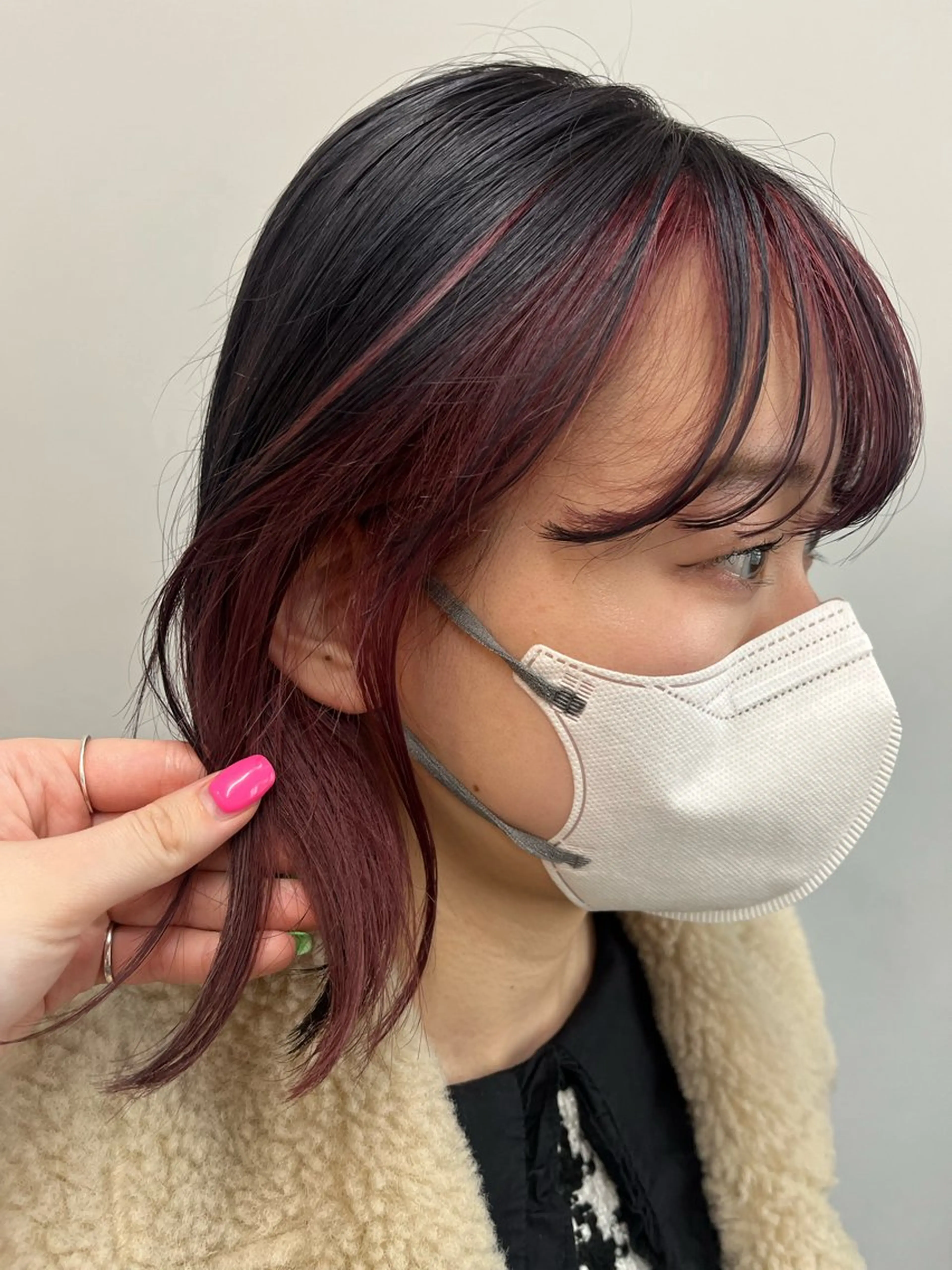 ミディアム カラー ヘアカラー ROCCO east MIYOのヘアスタイル