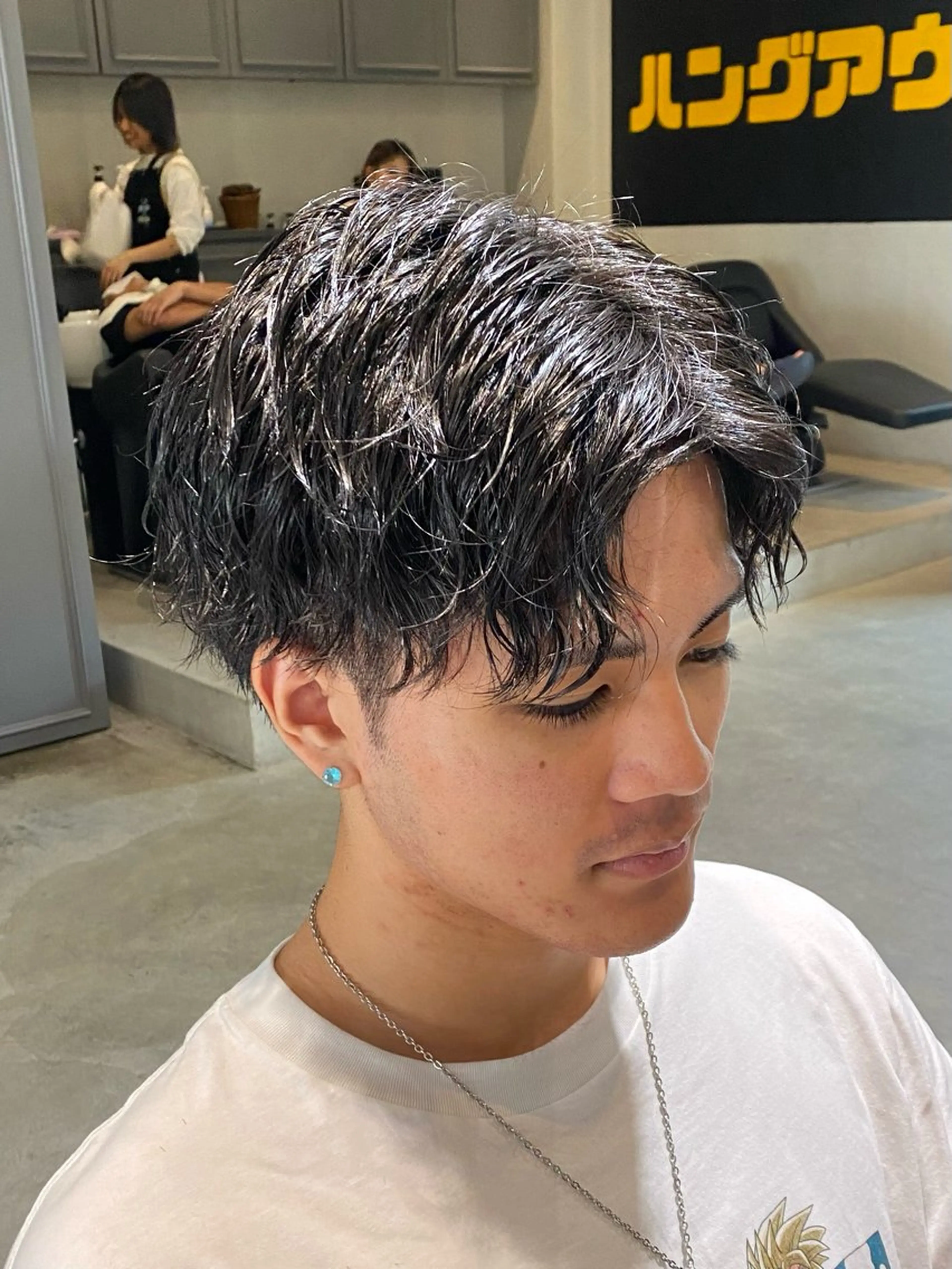 メンズ メンズパーマ/鈴木 雅也/メンズカットのヘアスタイル