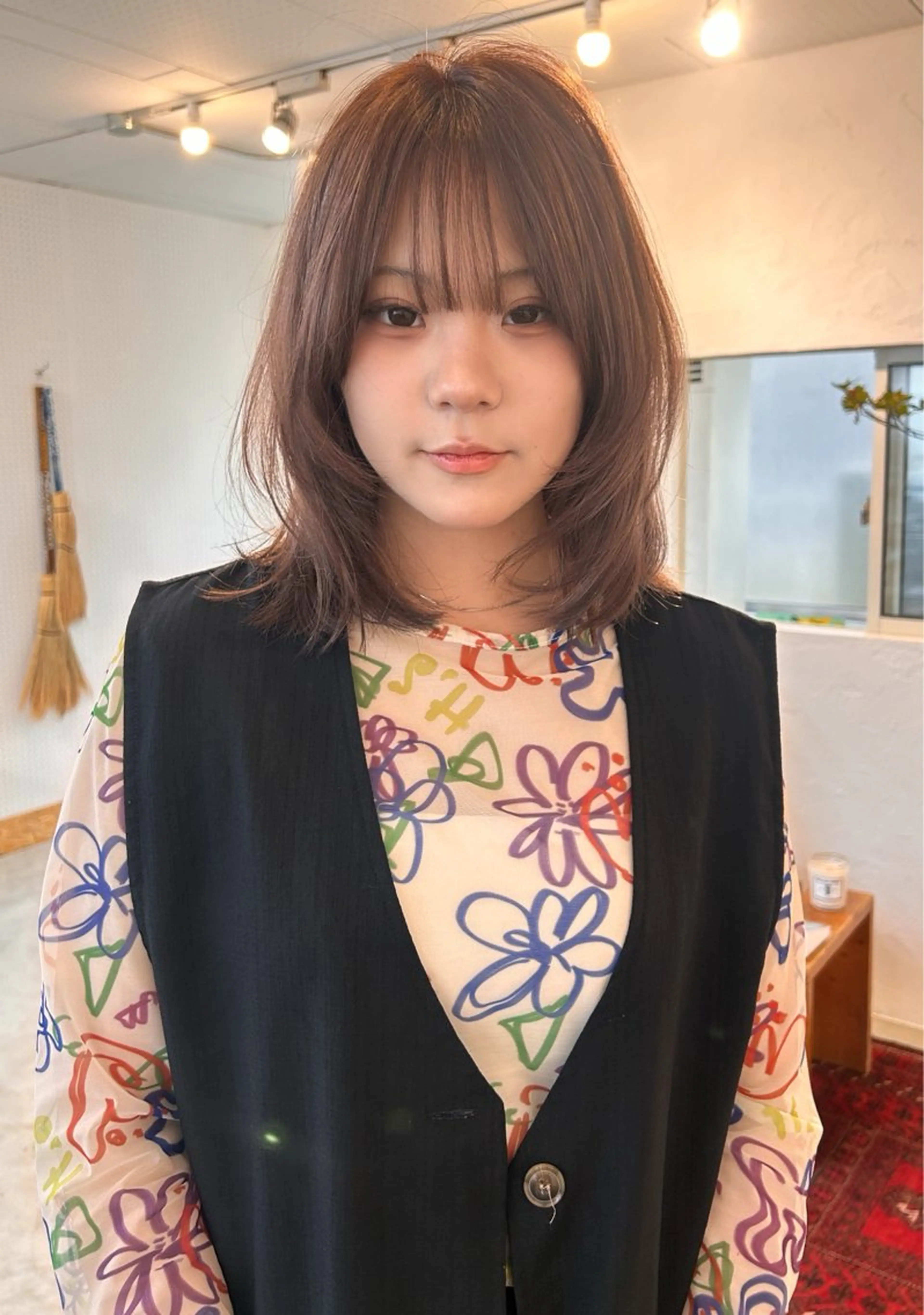 ミディアム カラー STAN WOOD所属・似合わせcut 🔥yutakaのヘアスタイル