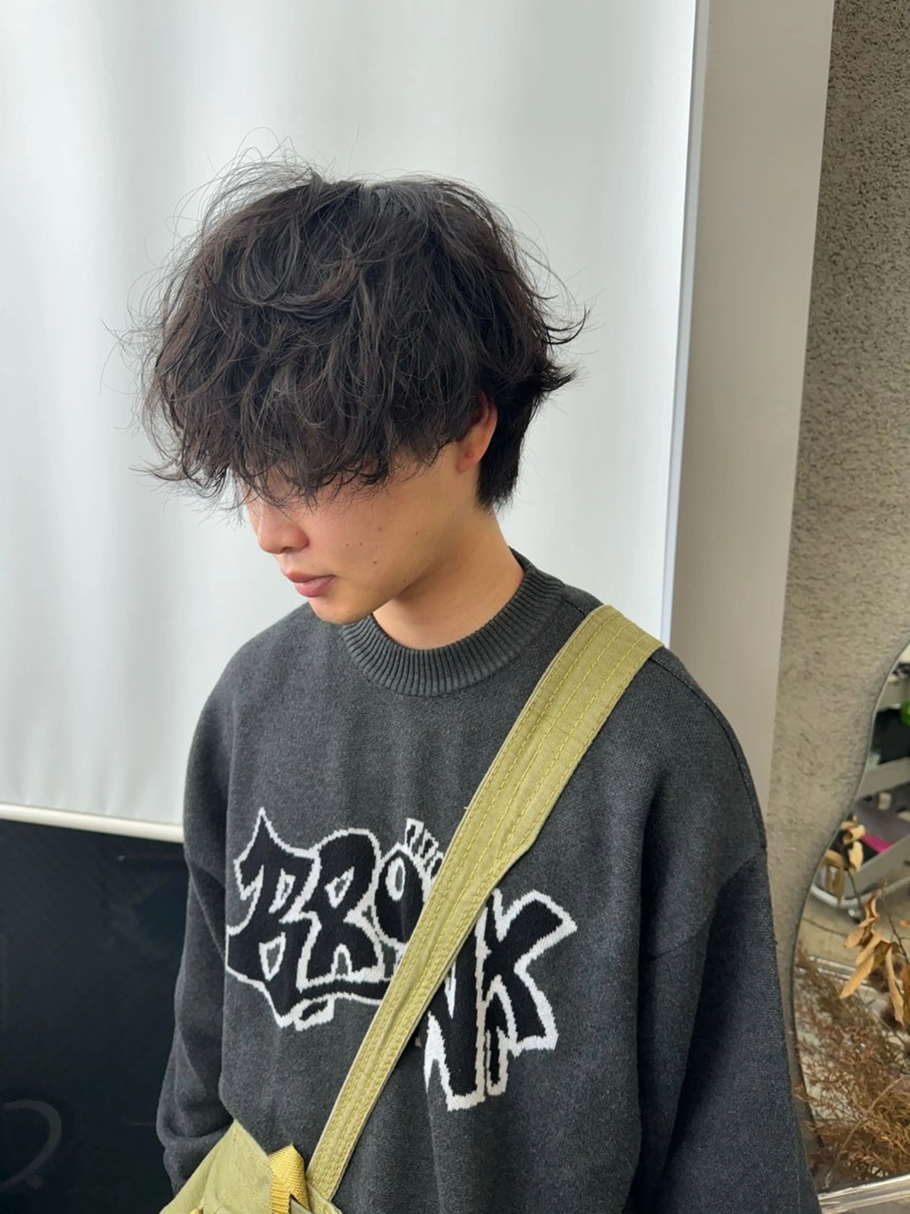 パーマ メンズ カット パーマ Peyp所属・早瀬 裕之のヘアスタイル