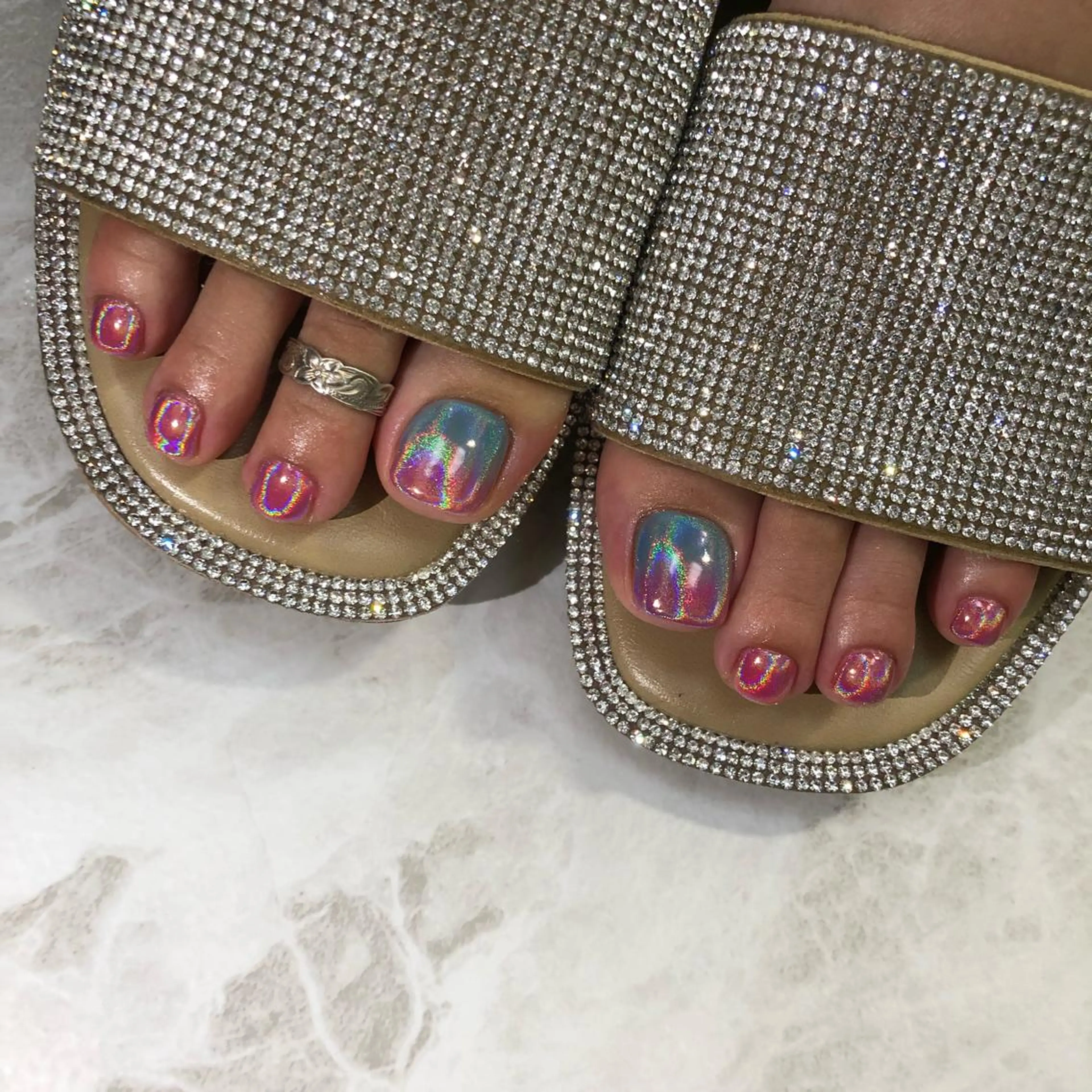 ネイル フットネイル グラデーション フットネイル Irodim所属・MOKA NAKAGAWAのエステ・リラクイメージ