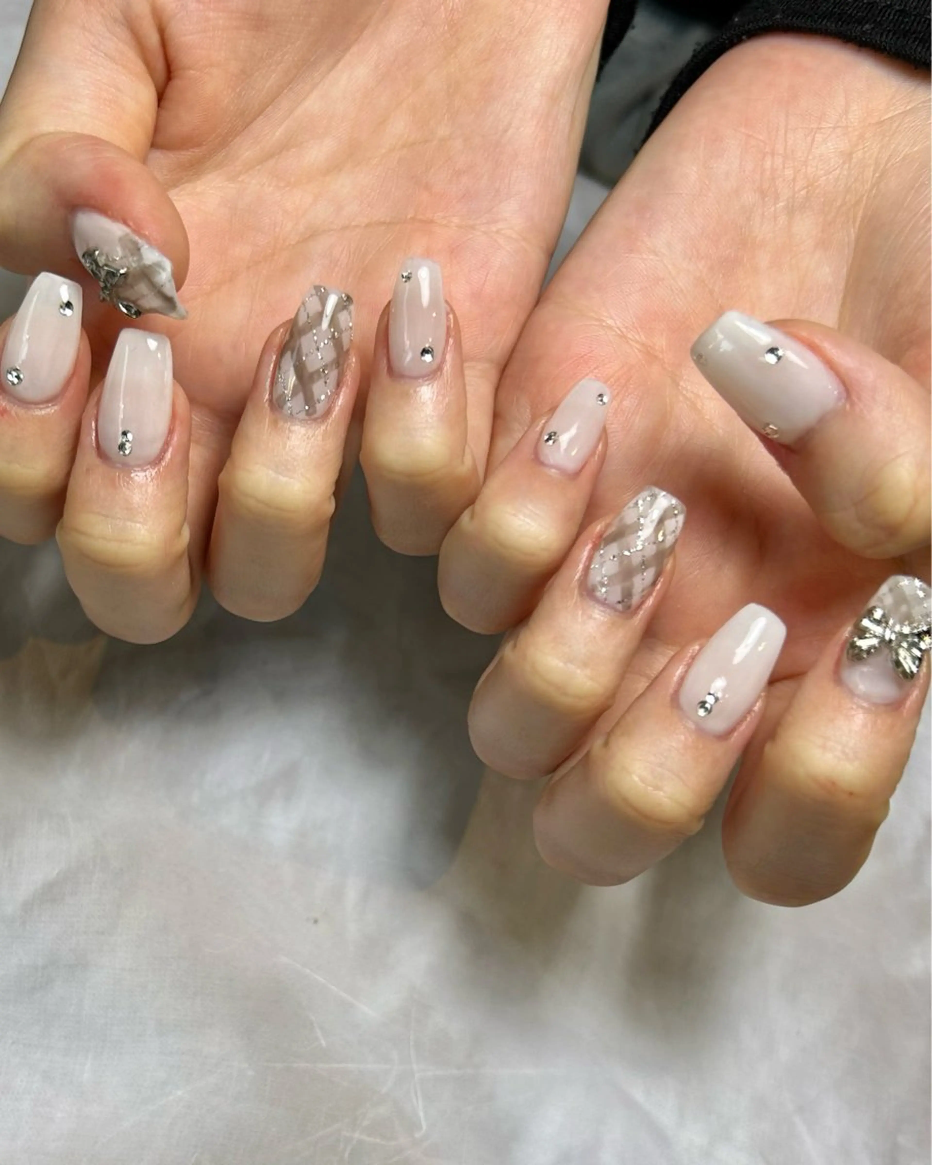 ネイル 持ち込み スカルプネイル ハンドネイル Reflection marikoのネイルデザイン