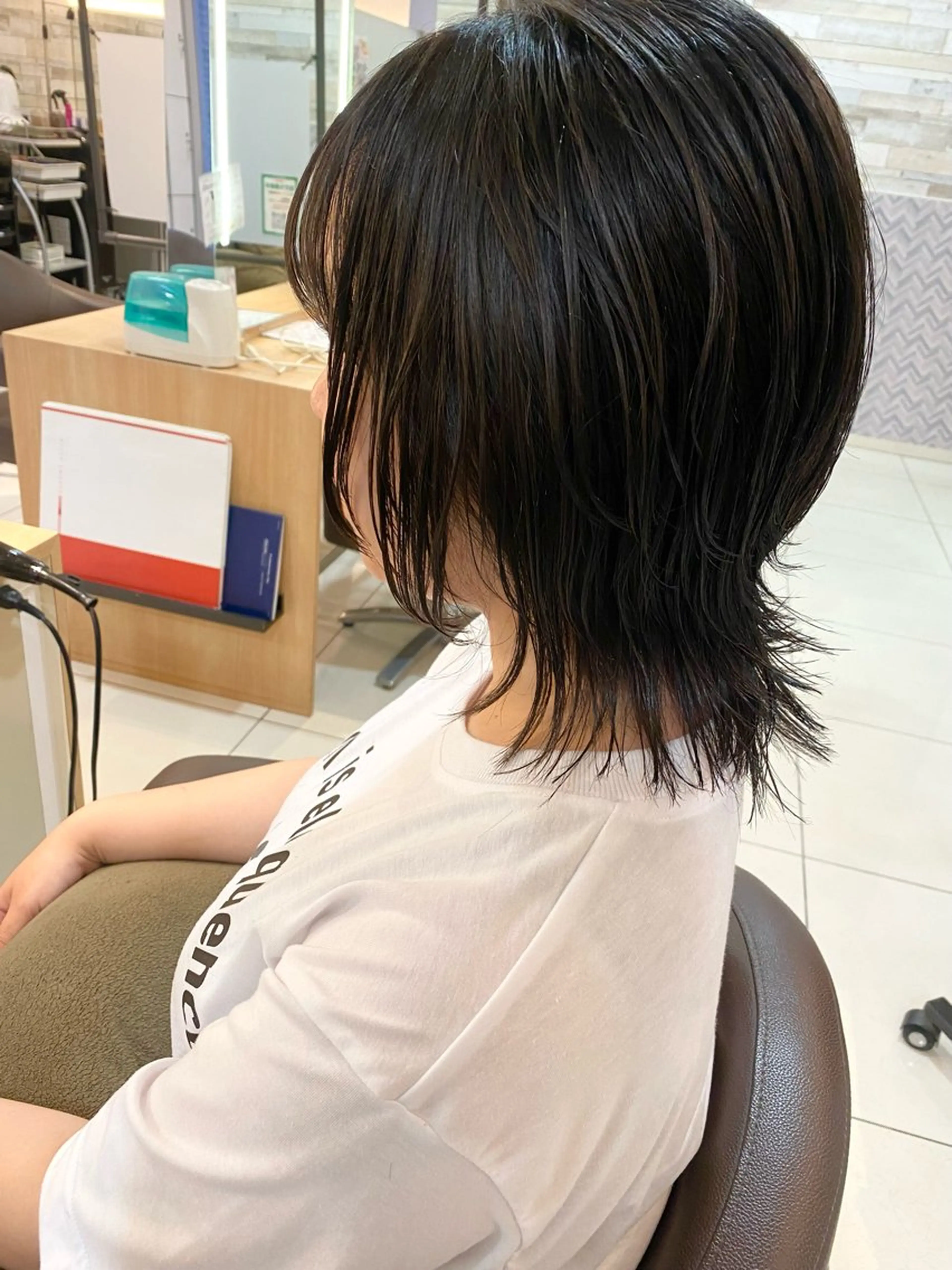 ショート 切りっぱなしボブ ボブ 顔周りカット 髪質改善 韓国風ヘア カット 波巻き/メンズ/ ショート/☆いとみなのヘアスタイル