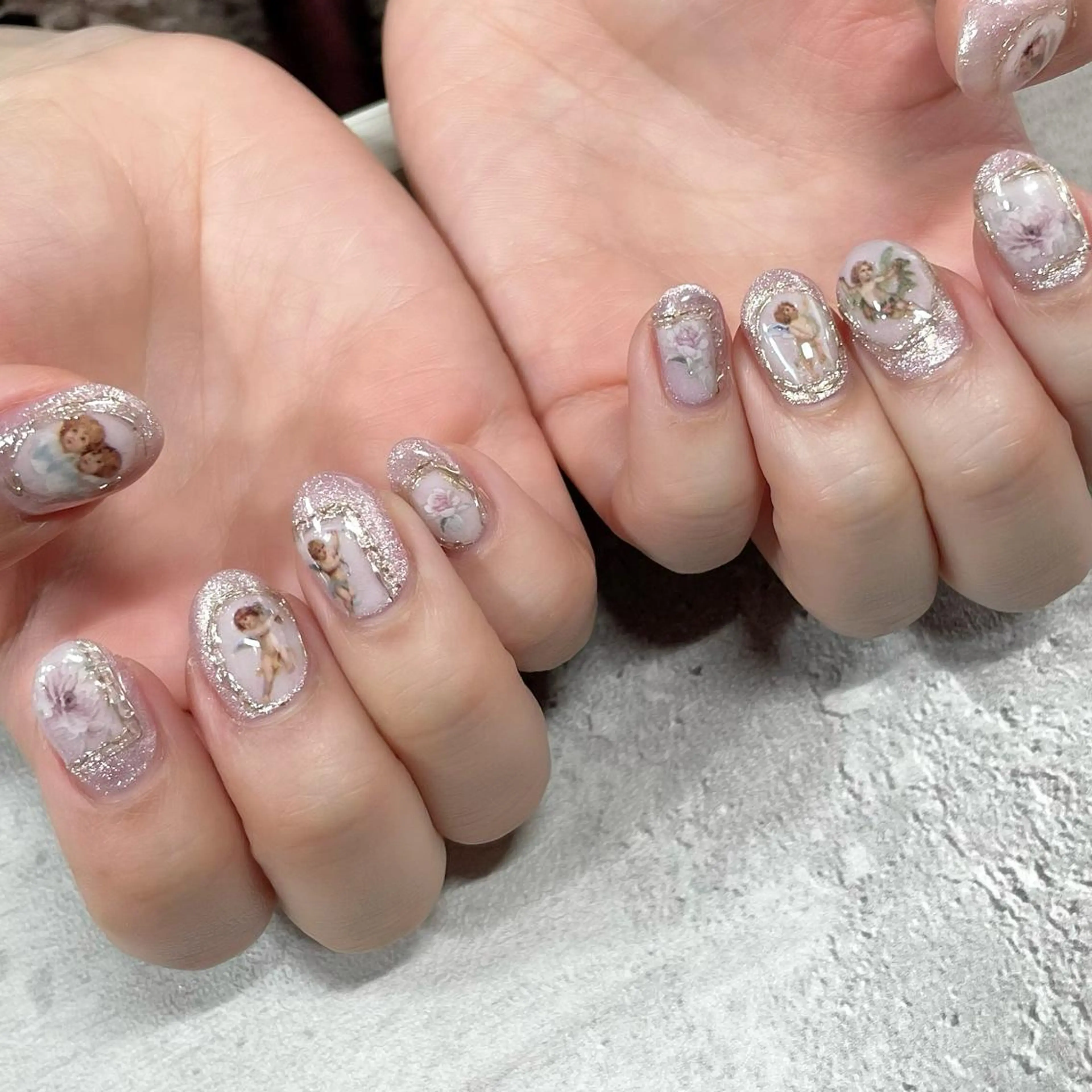 ネイル 持ち込み 東 千夏のネイルデザイン