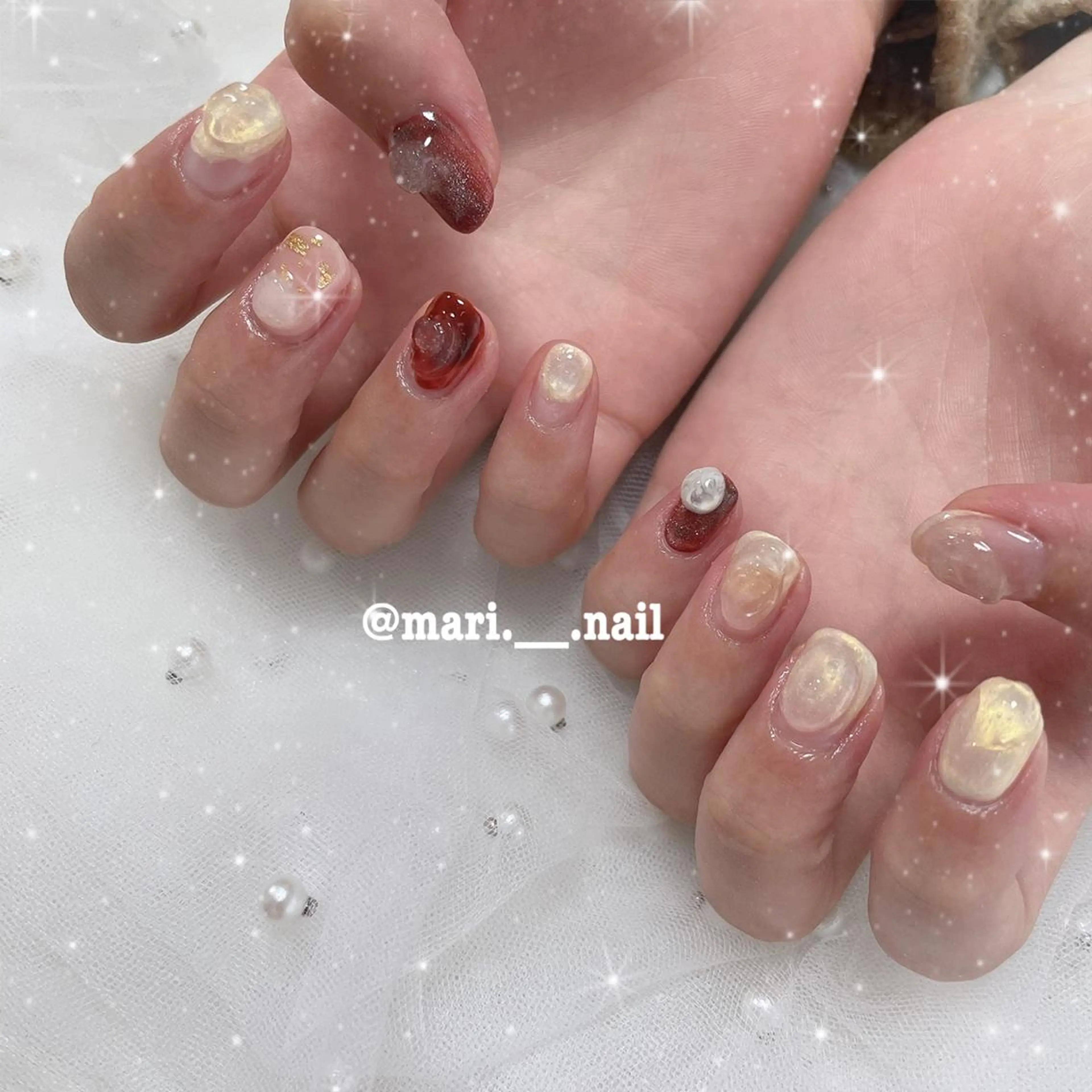 ネイル 🎀 Mayu 🎀痛ネイルのネイルデザイン