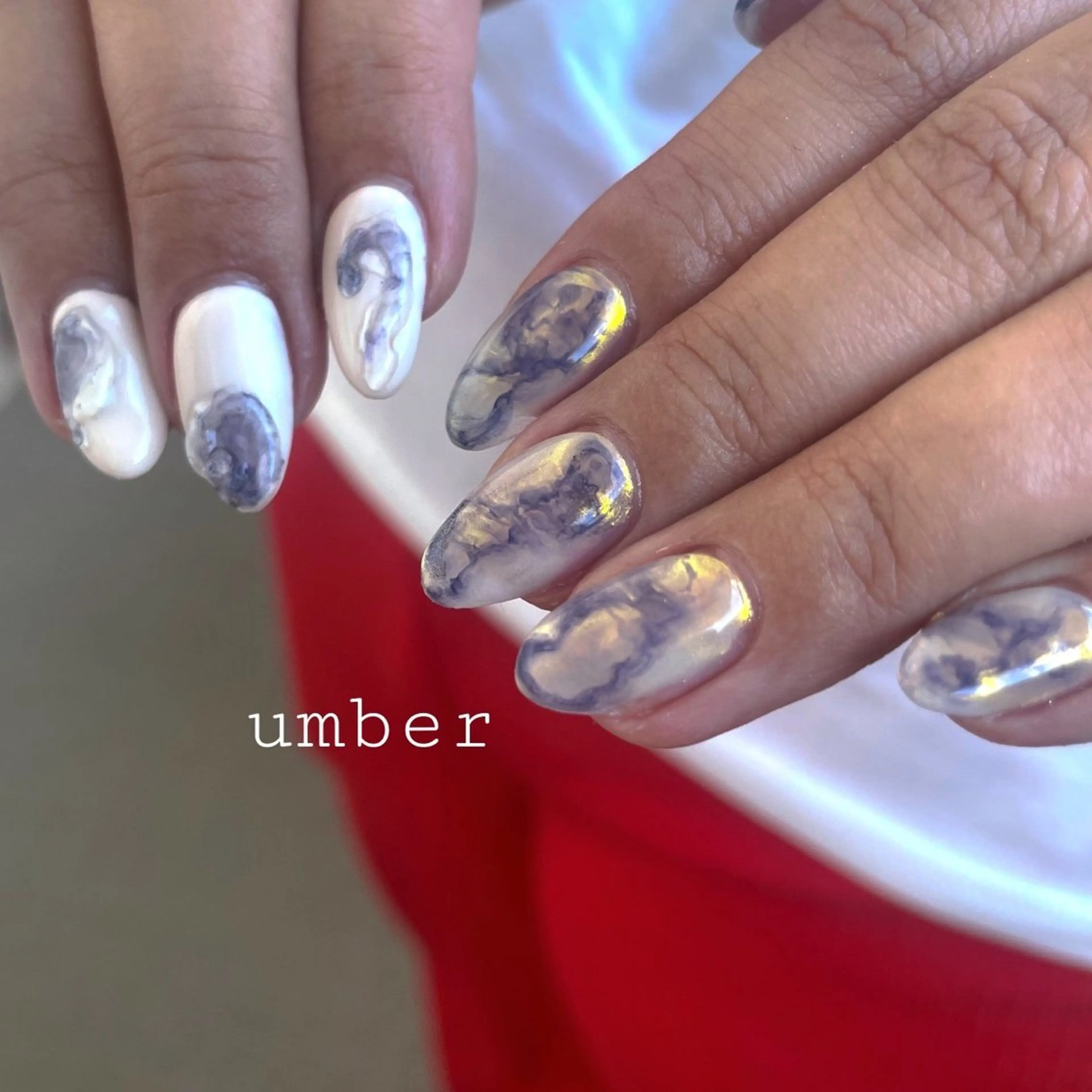 ネイル ハンドネイル umber 三茶1分のネイルデザイン