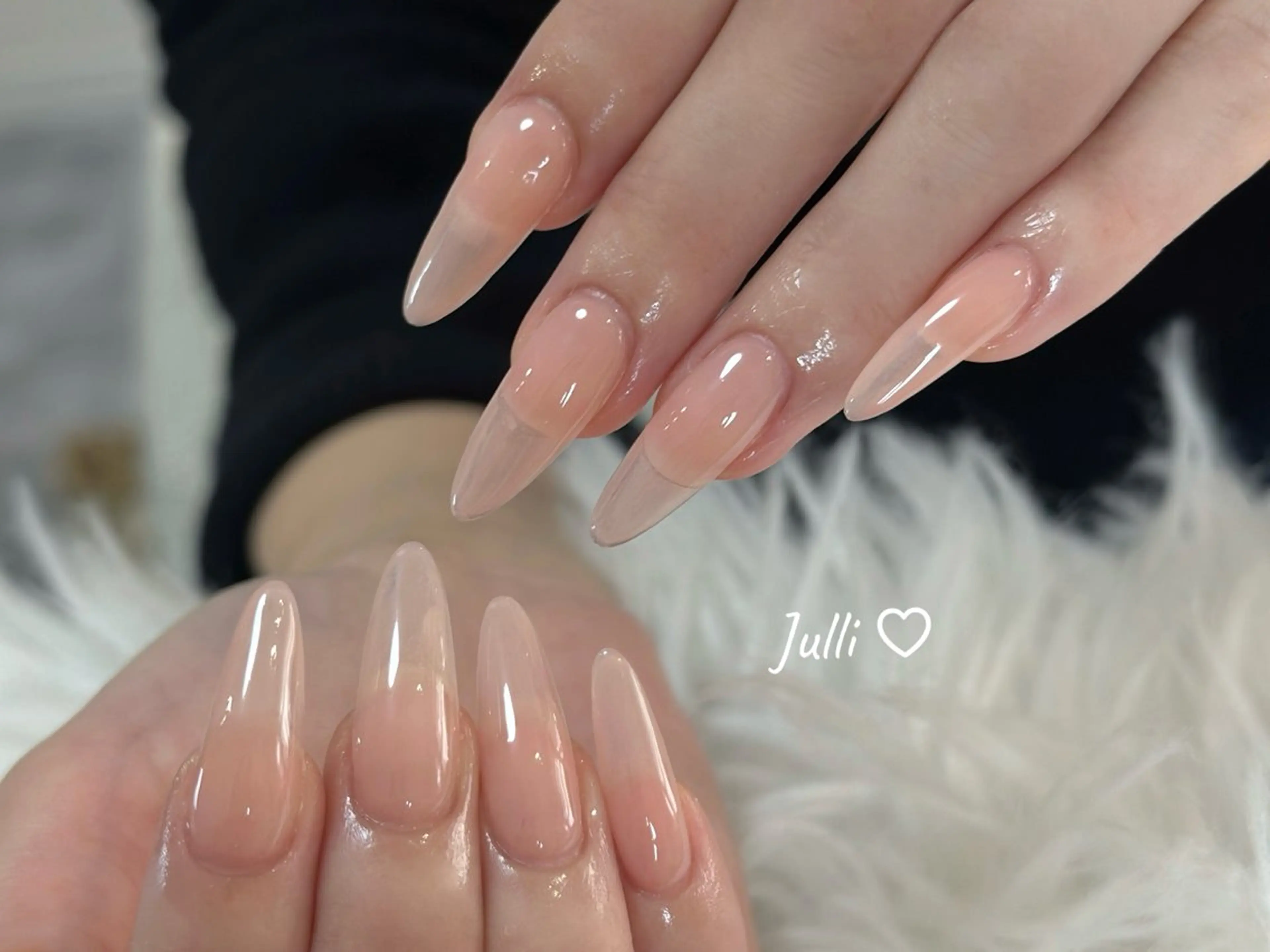 ネイル ボルドー ブラウン チークネイル ドット フットネイル Julli ジュリのネイルデザイン