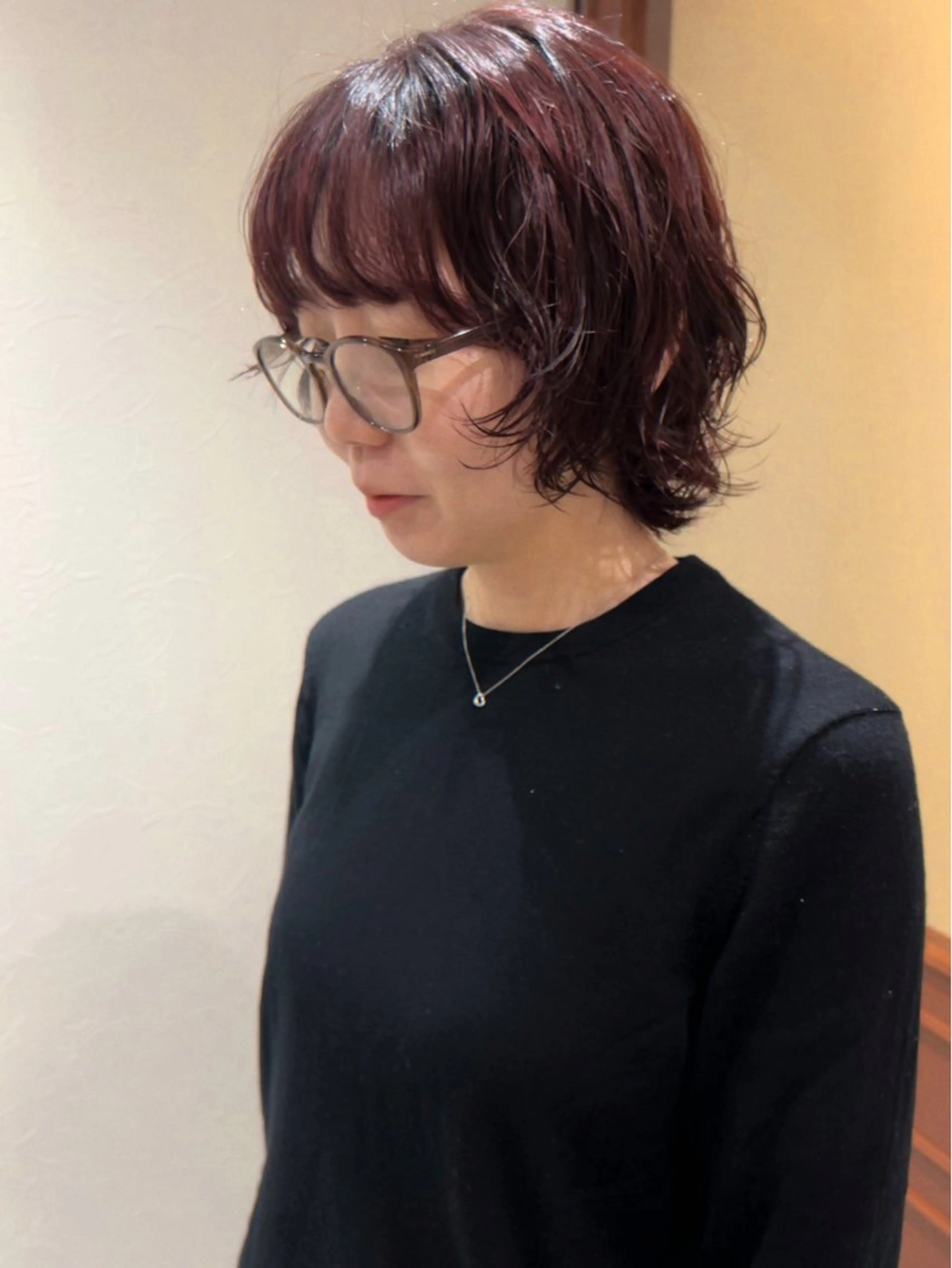 ショート カラー パーマ rena ✶伏見/パーマのヘアスタイル