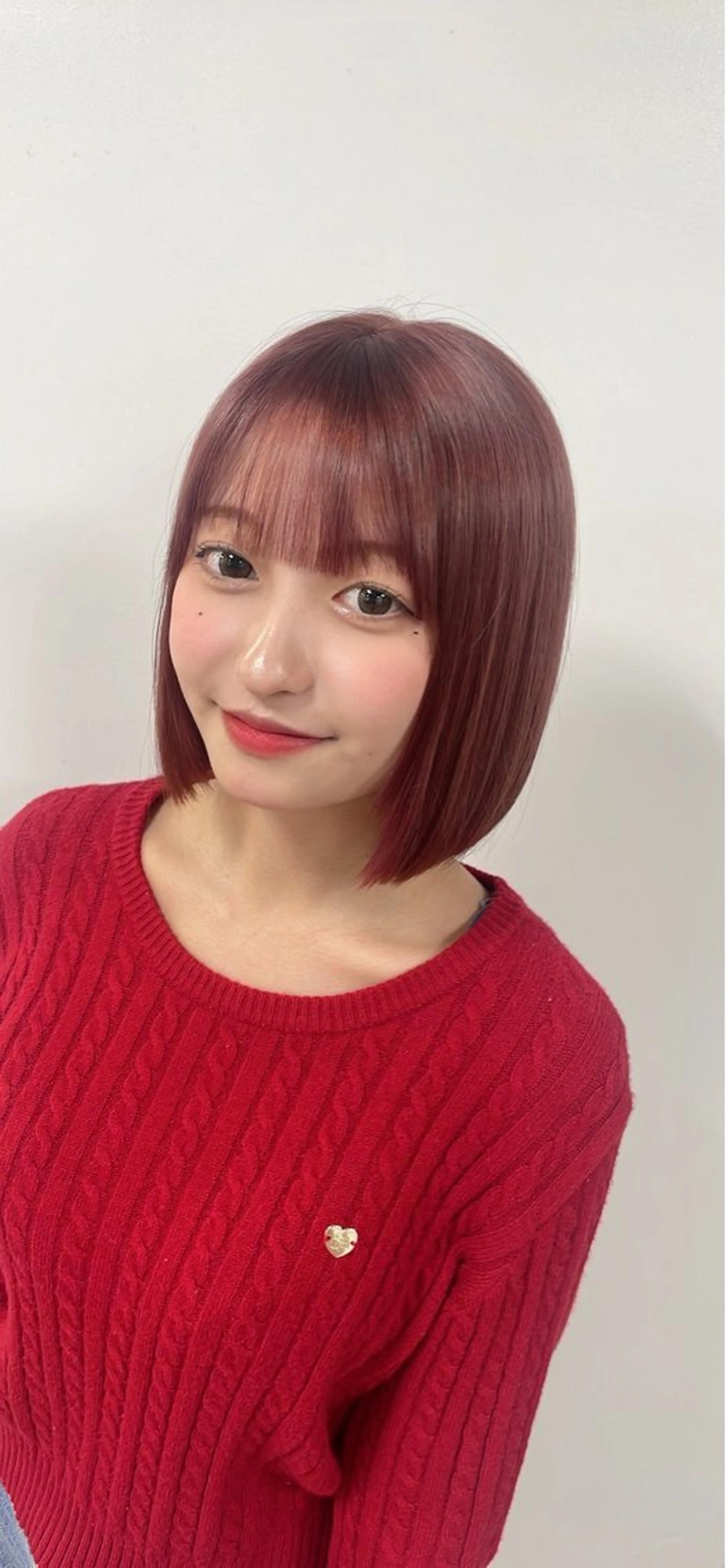 カラー ベージュカラー ダブルカラー ピンクカラー ピンクベージュ 田中 友紀乃 /D.Graceのヘアスタイル