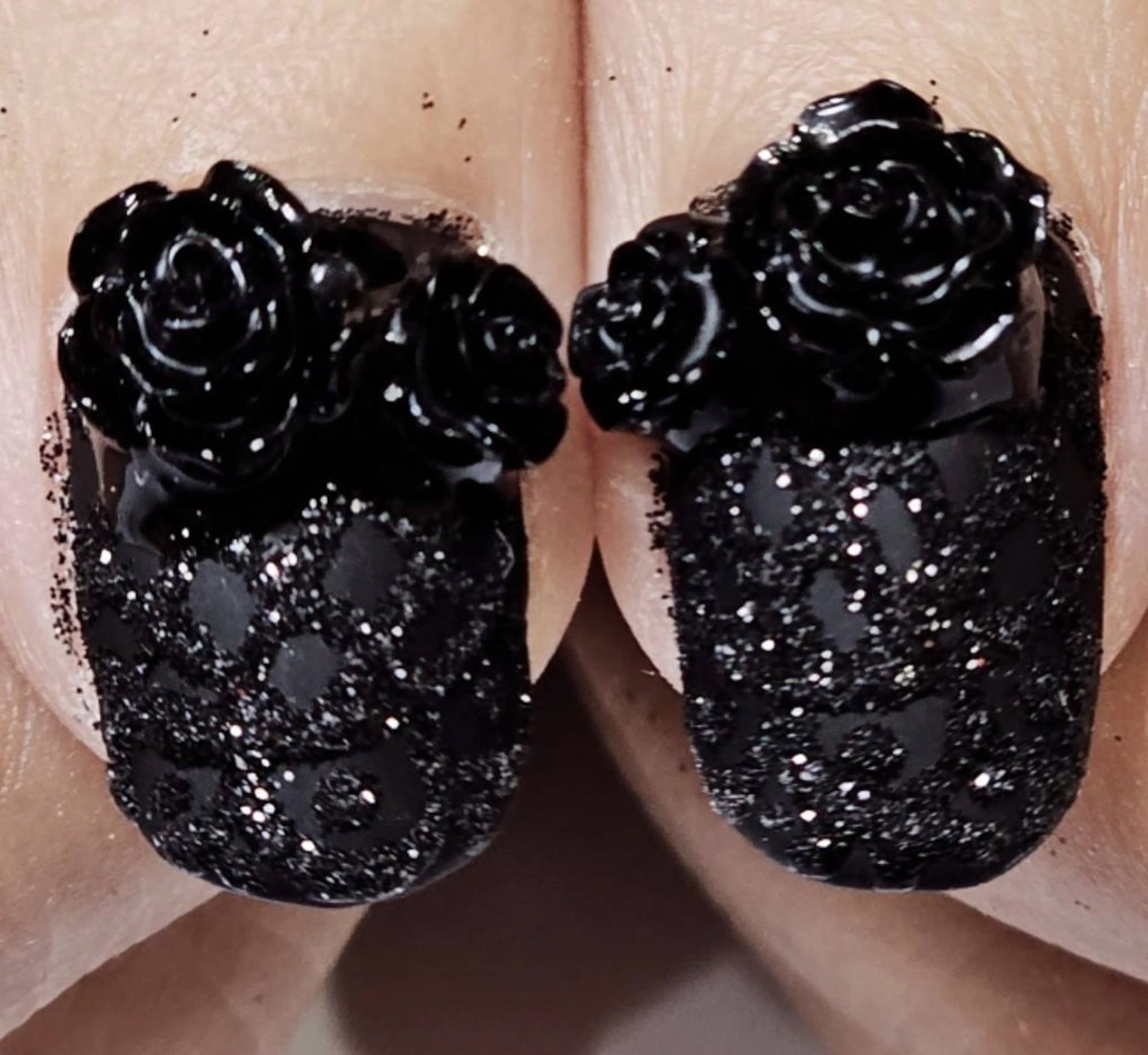 ネイル アートネイル ハロウィン レース ラメ(グリッター) マットネイル ハンドネイル よしだ ひろきのネイルデザイン