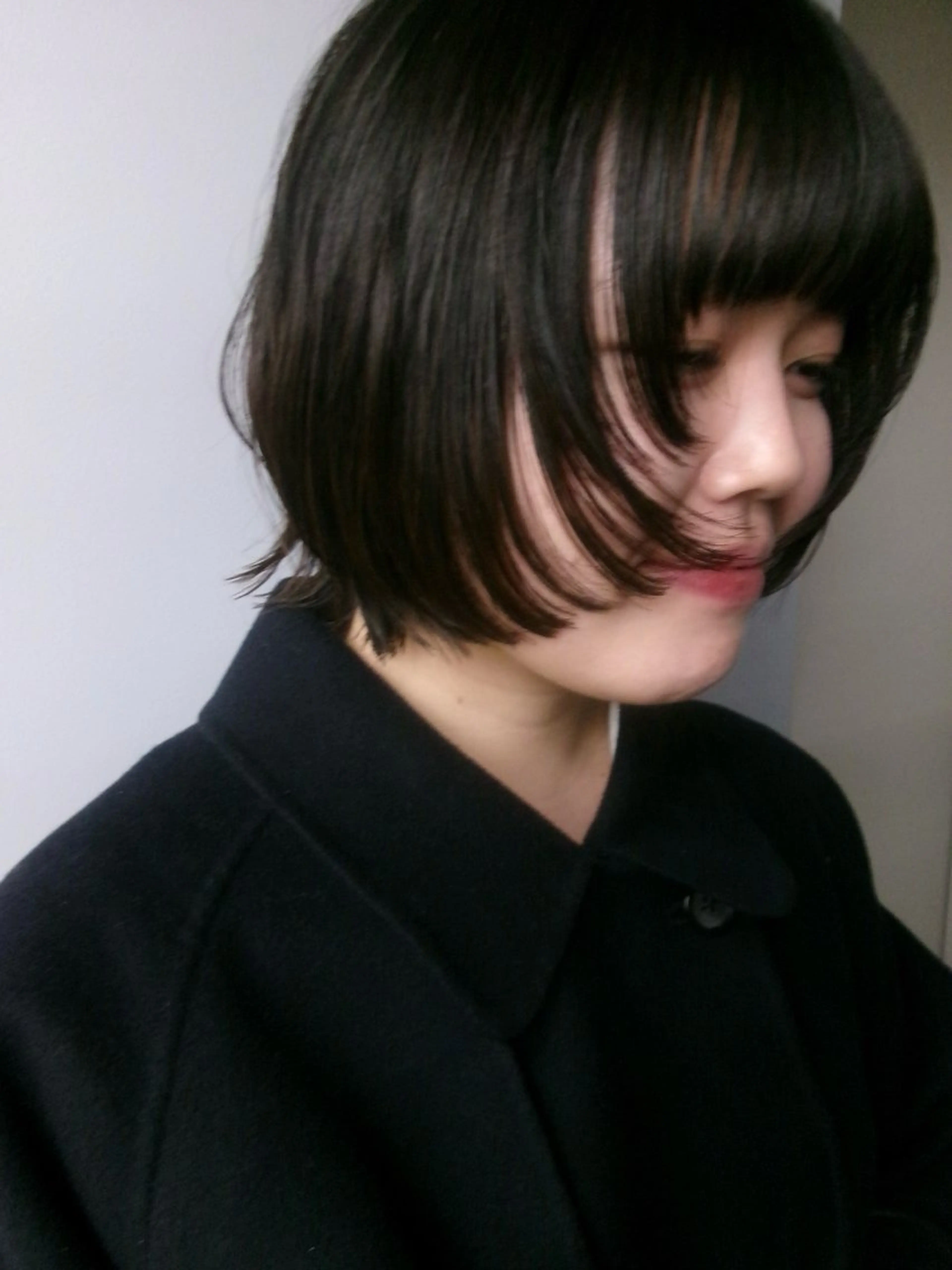 ショート カット レイヤー/ケアパーマ /ニュアンス/モードのヘアスタイル