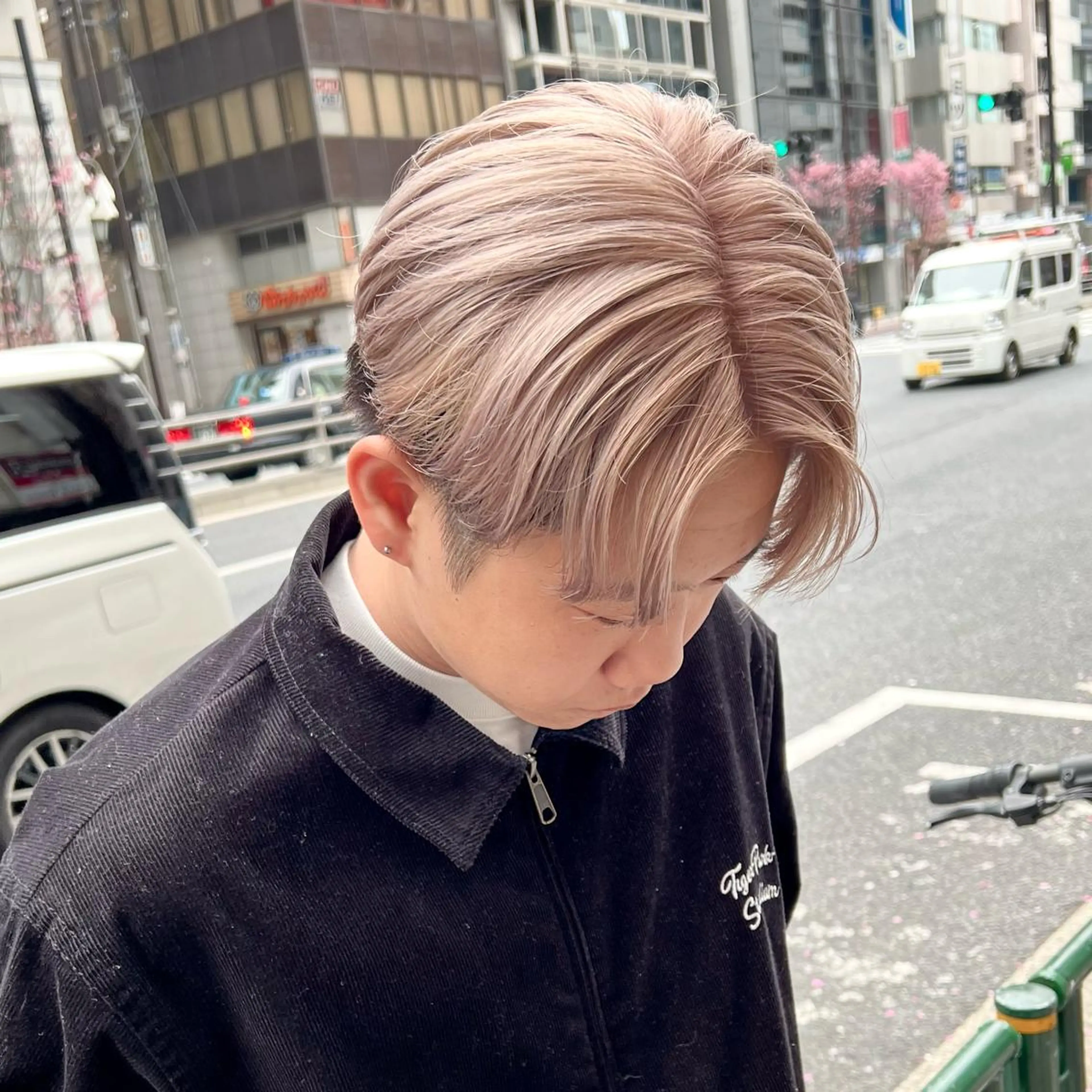 メンズ カット ヘアカラー トリートメント メンズ特化/パーマ/ メッシュ/竜成のヘアスタイル