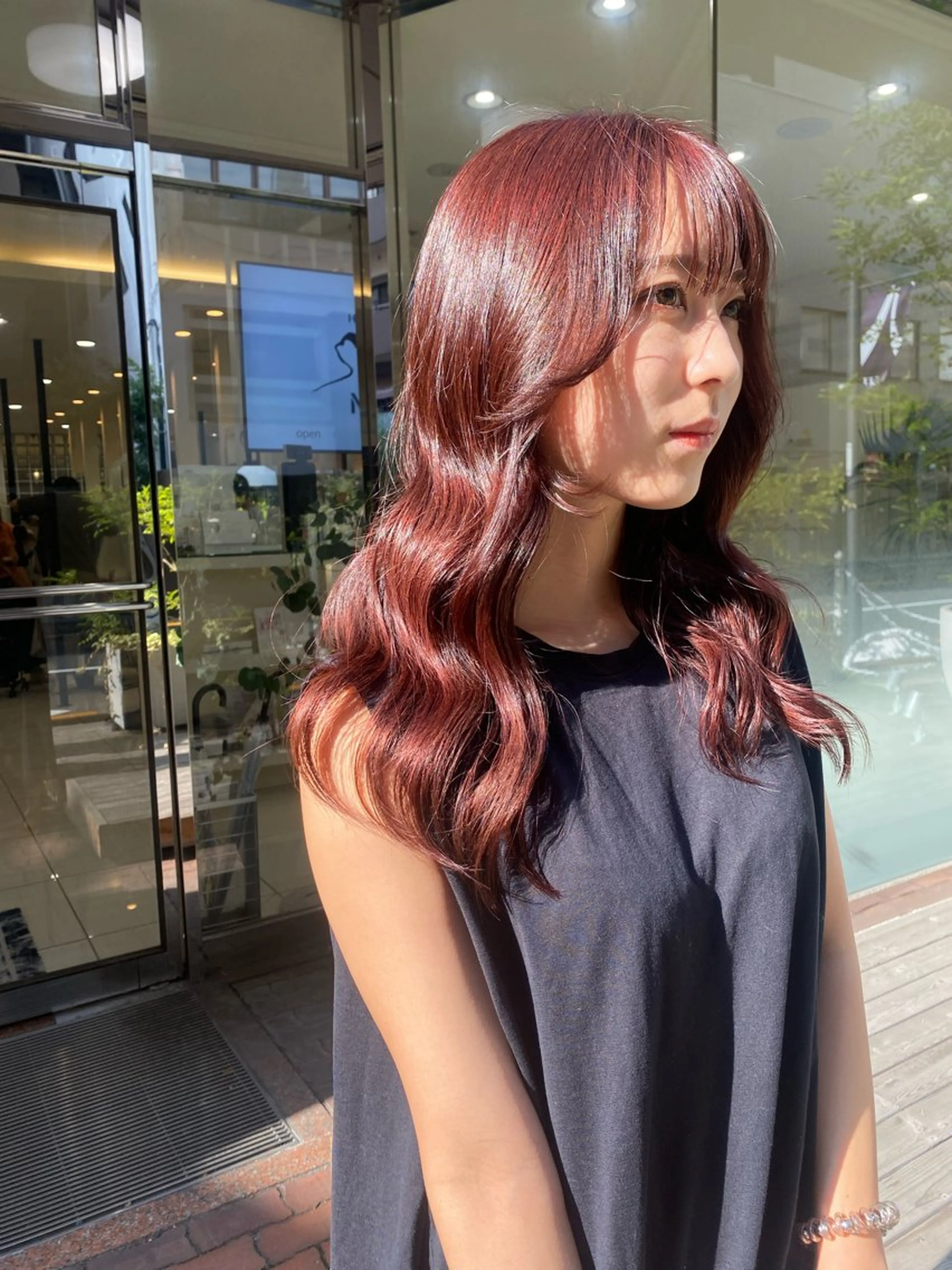 似合わせカット＋透明感カラー＋髪質改善Aujua2ステップトリートメントの写真