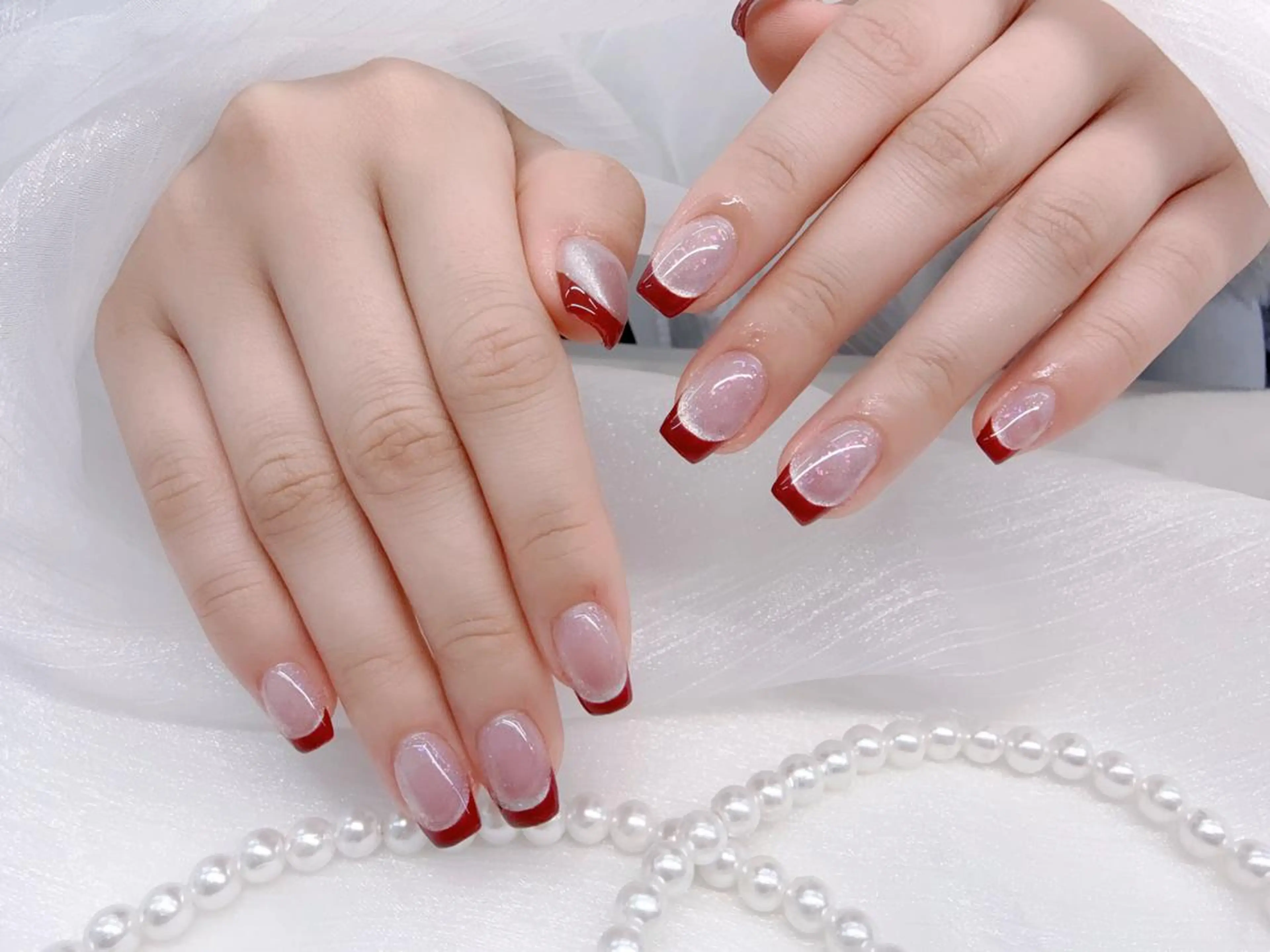 ネイル ハンドネイル 🩵Minmin nail salonのネイルデザイン