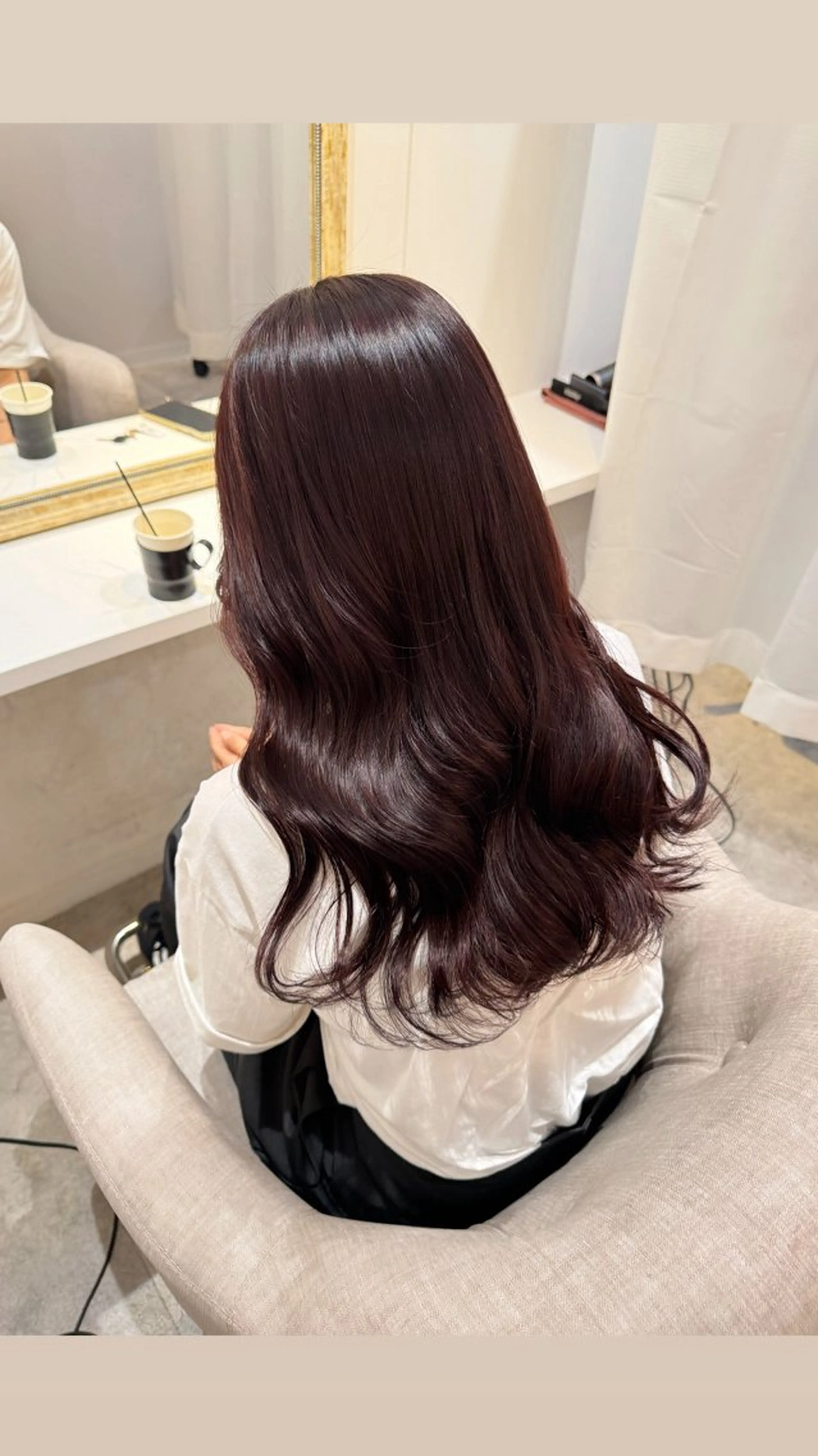 ロング カラー 赤み無し柔らかカラー 【梅田】madokaのヘアスタイル