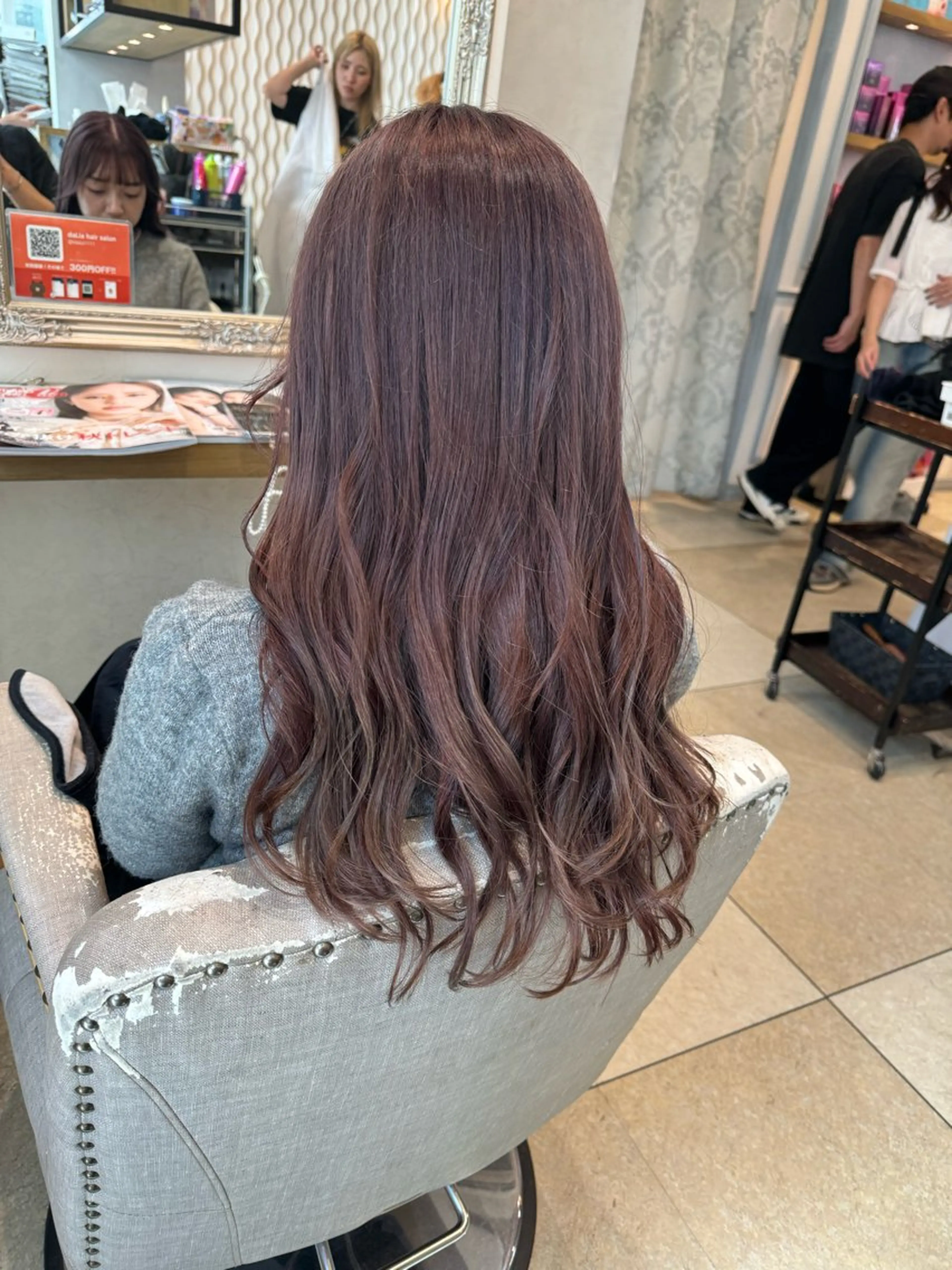 ロング カラー グラデーションカラー グレージュ ラベンダーカラー ラベンダーグレージュ ラベンダーグレー ショート/ボブ アンドウ☺︎のヘアスタイル