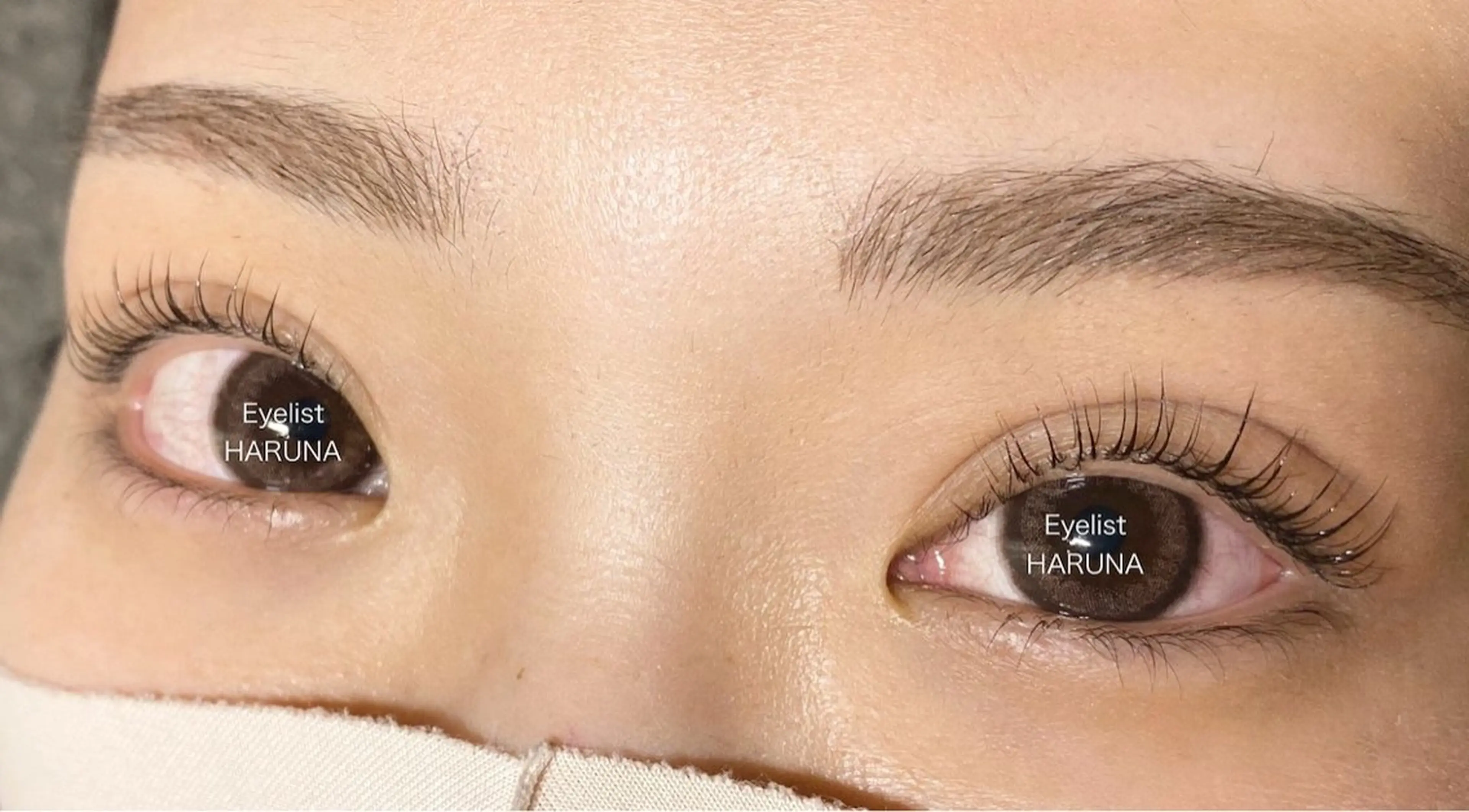 マツエク・マツパ GO TODAY SHAiRE SALON 銀座Pace店所属・Eyelist HARUNAのマツエク・マツパデザイン