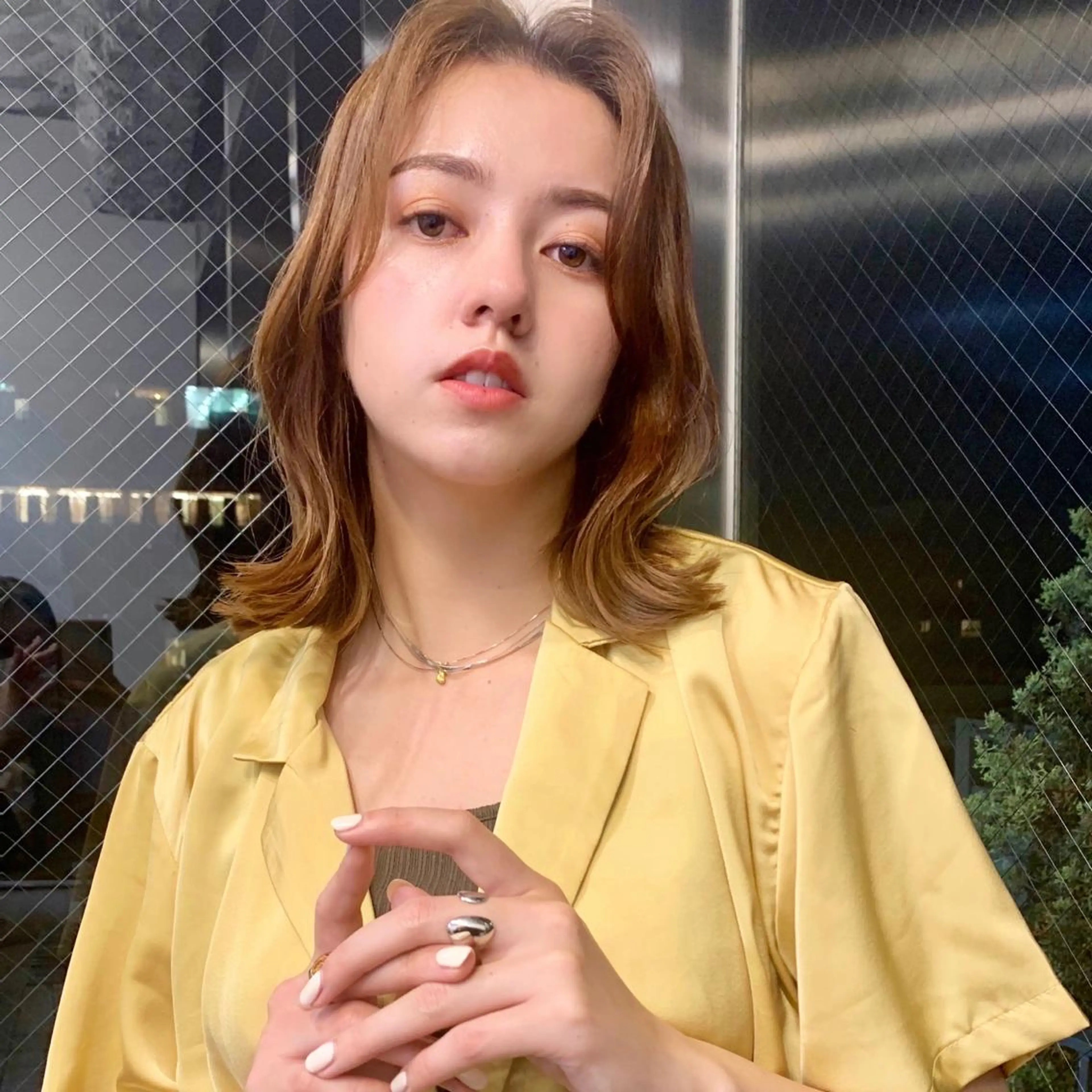 ミディアム カラー Sana / 韓国ヘア / カラーのヘアスタイル