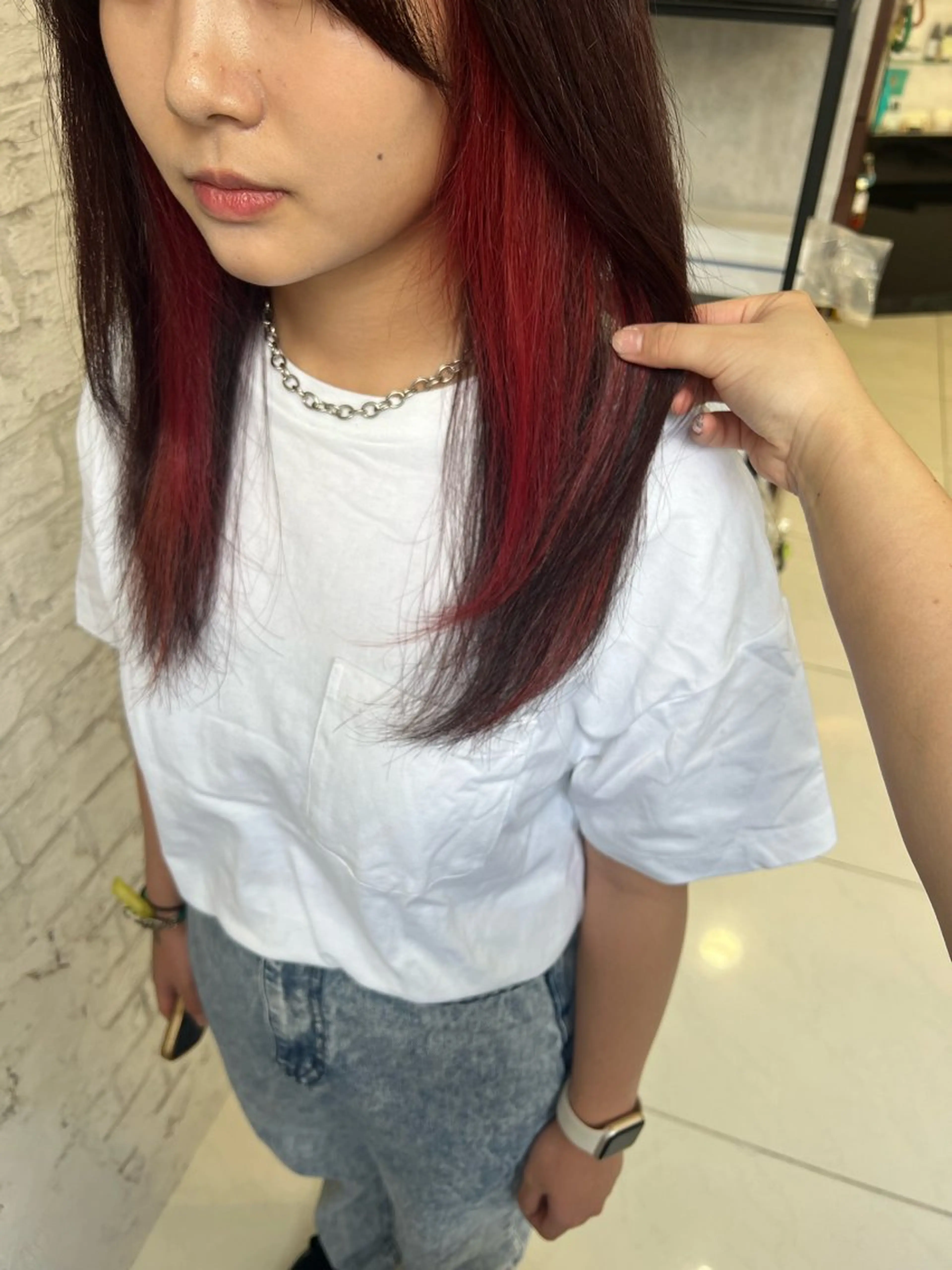 ロング カット 池袋艶カラー/メイク 🎀Rina🎀💚のヘアスタイル