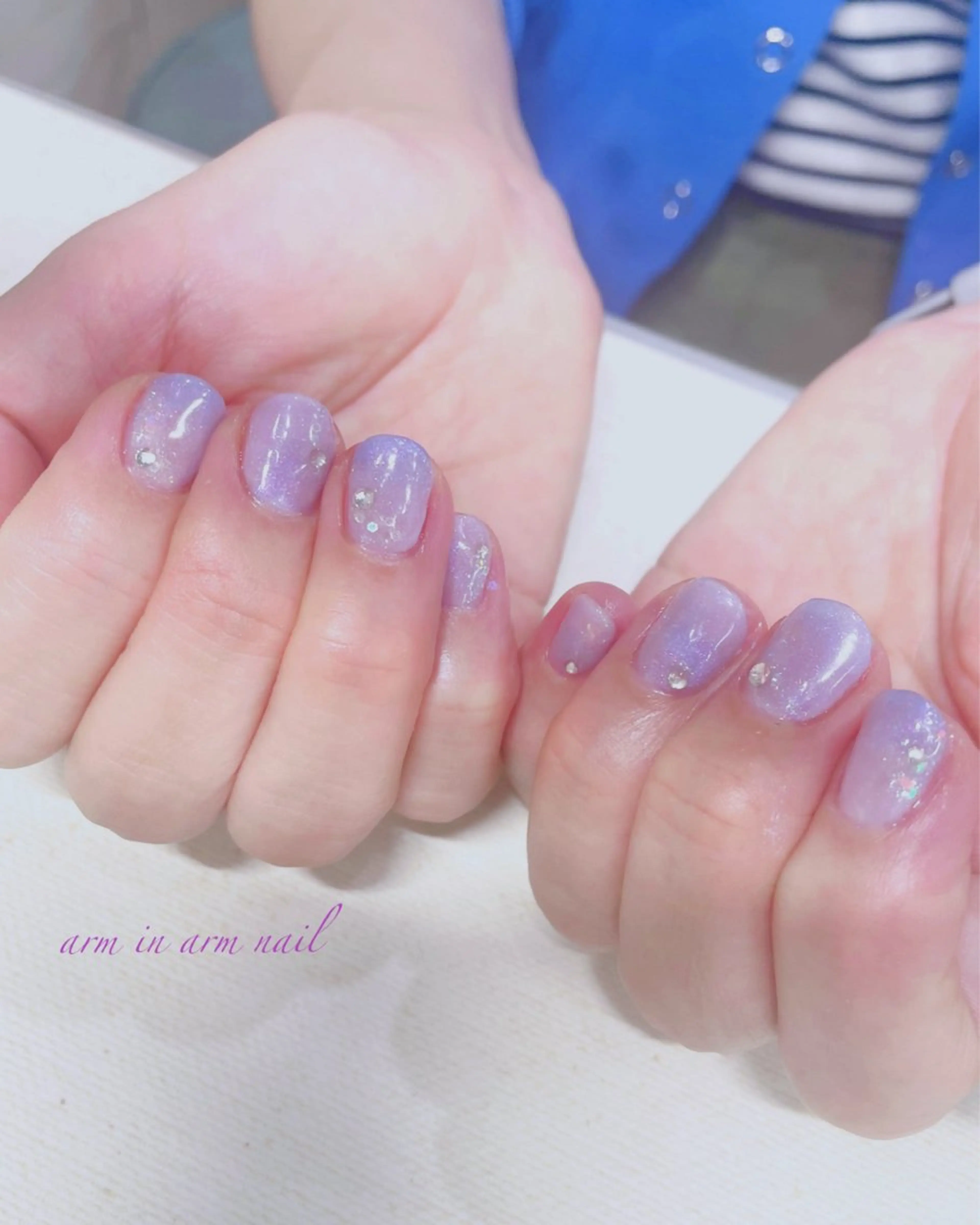 ネイル arm in arm ︎✿Yamamotoのマツエク・マツパデザイン