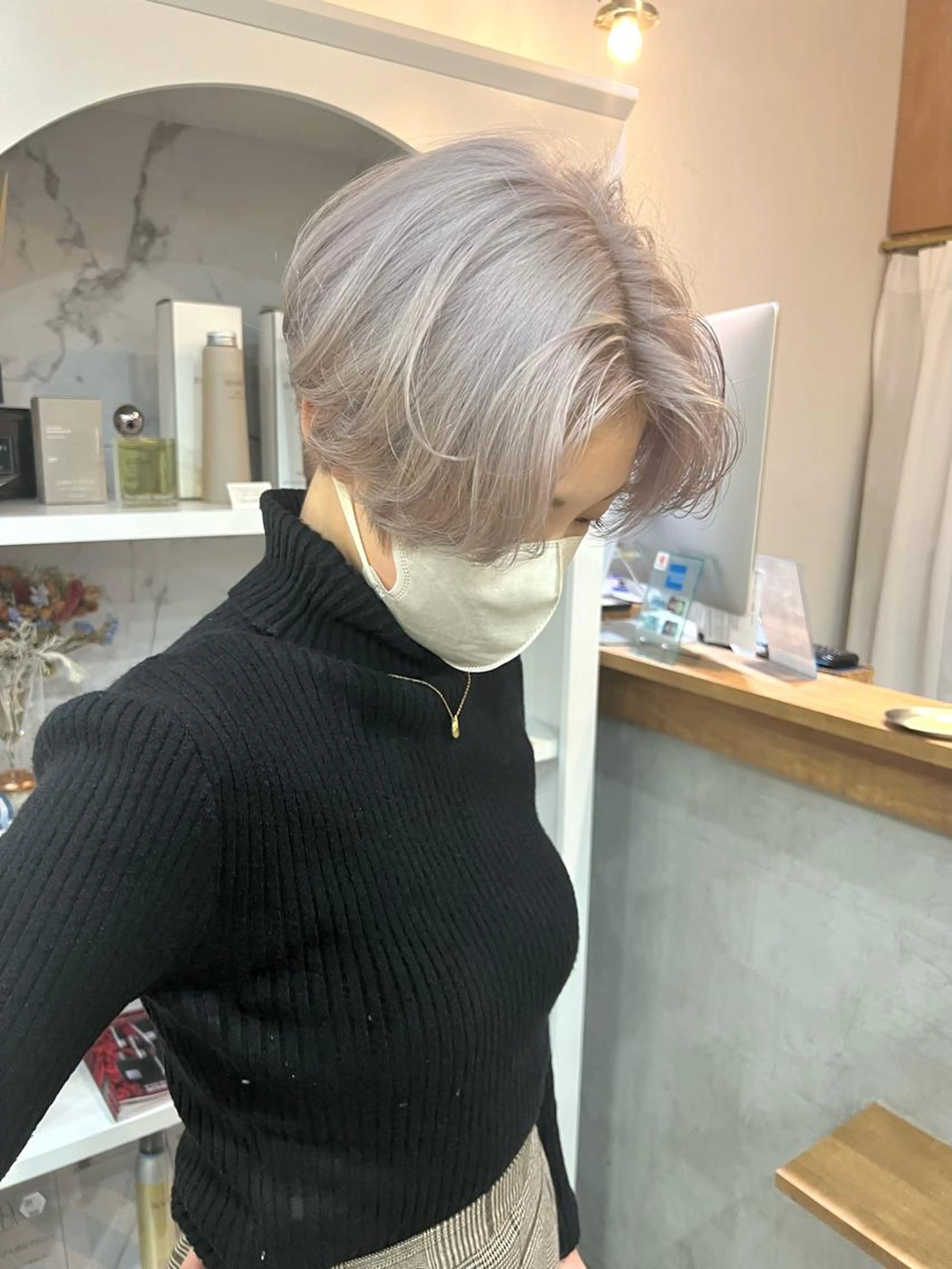 《ホワイト🐑》トリプルカラー＋トリートメント（ダブルカラーorトリプルカラー相談可能🎀）の写真