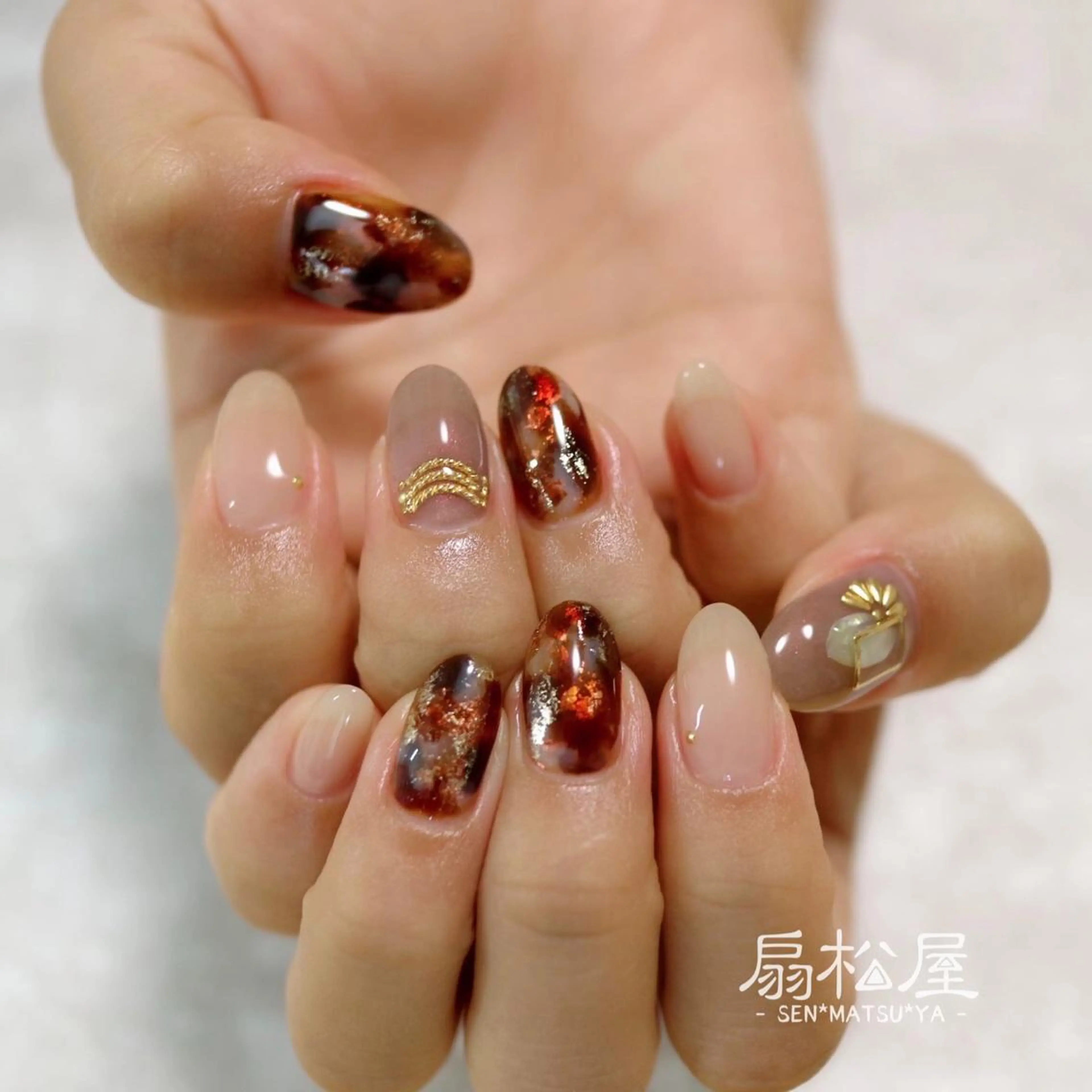 ネイル 扇松屋 marie.nのネイルデザイン