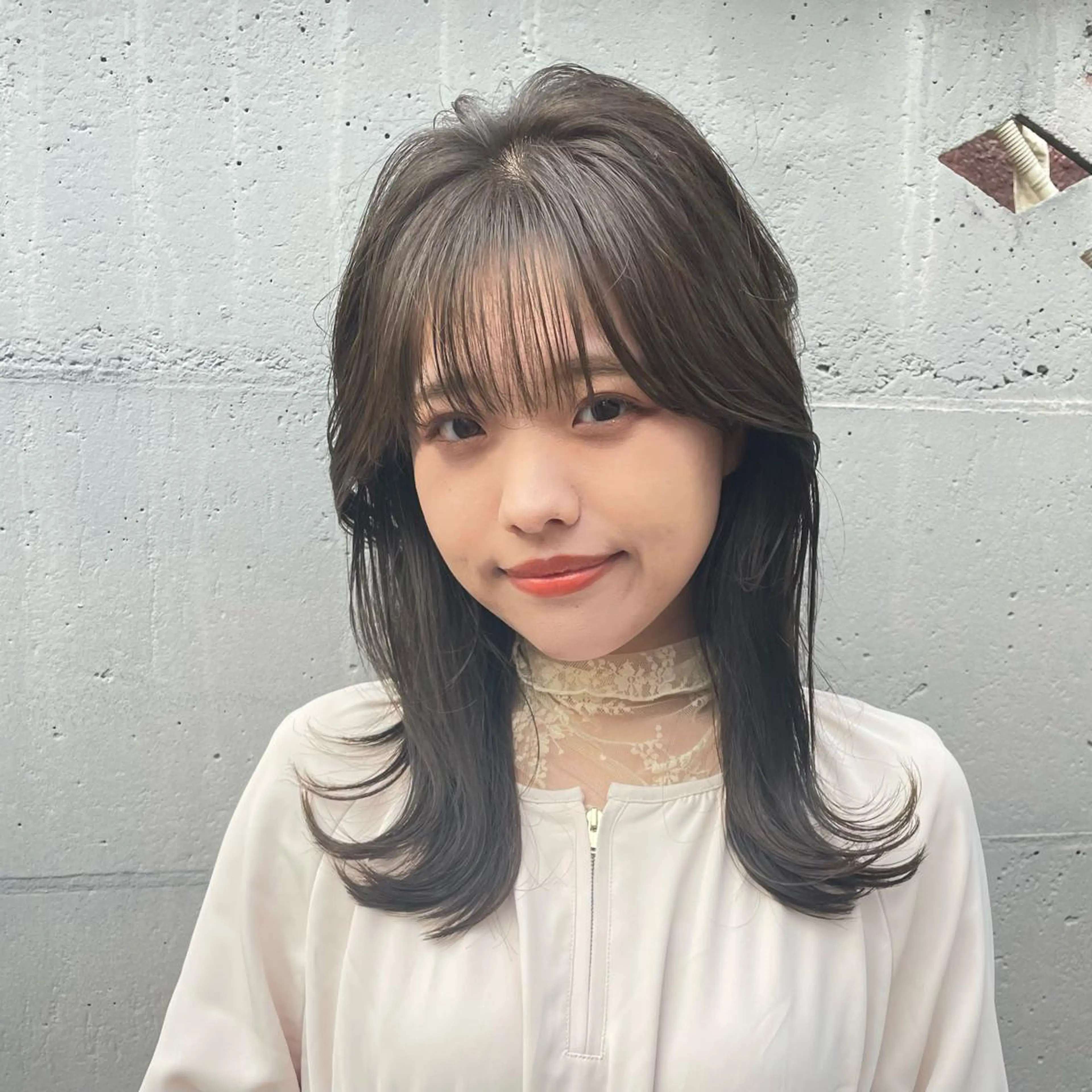 セミロング 髪質改善クロスパーマ モリオカ モエ💫のその他イメージ