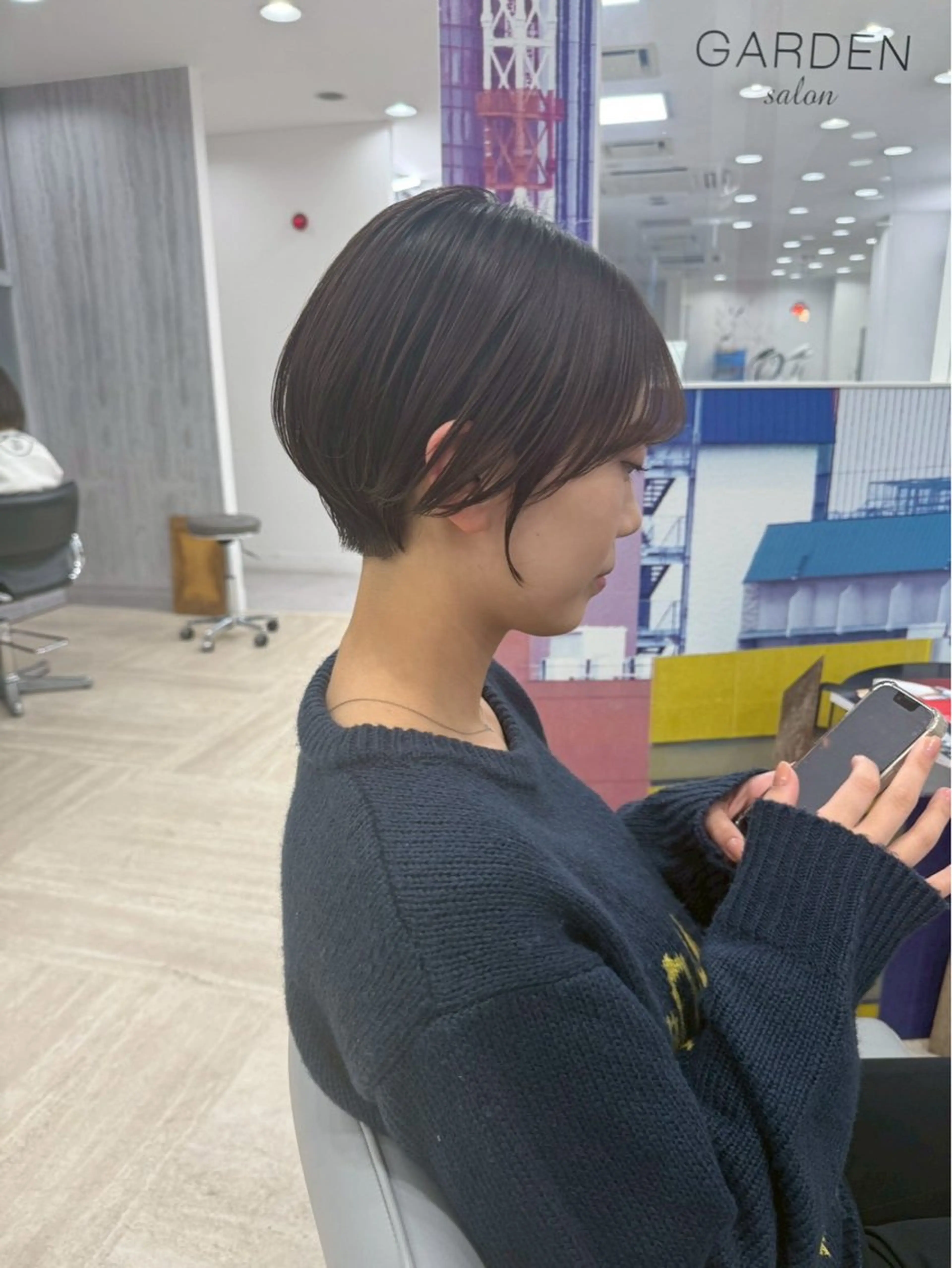 ショート カット Gardenhair 小笠原篤矢ショートのヘアスタイル