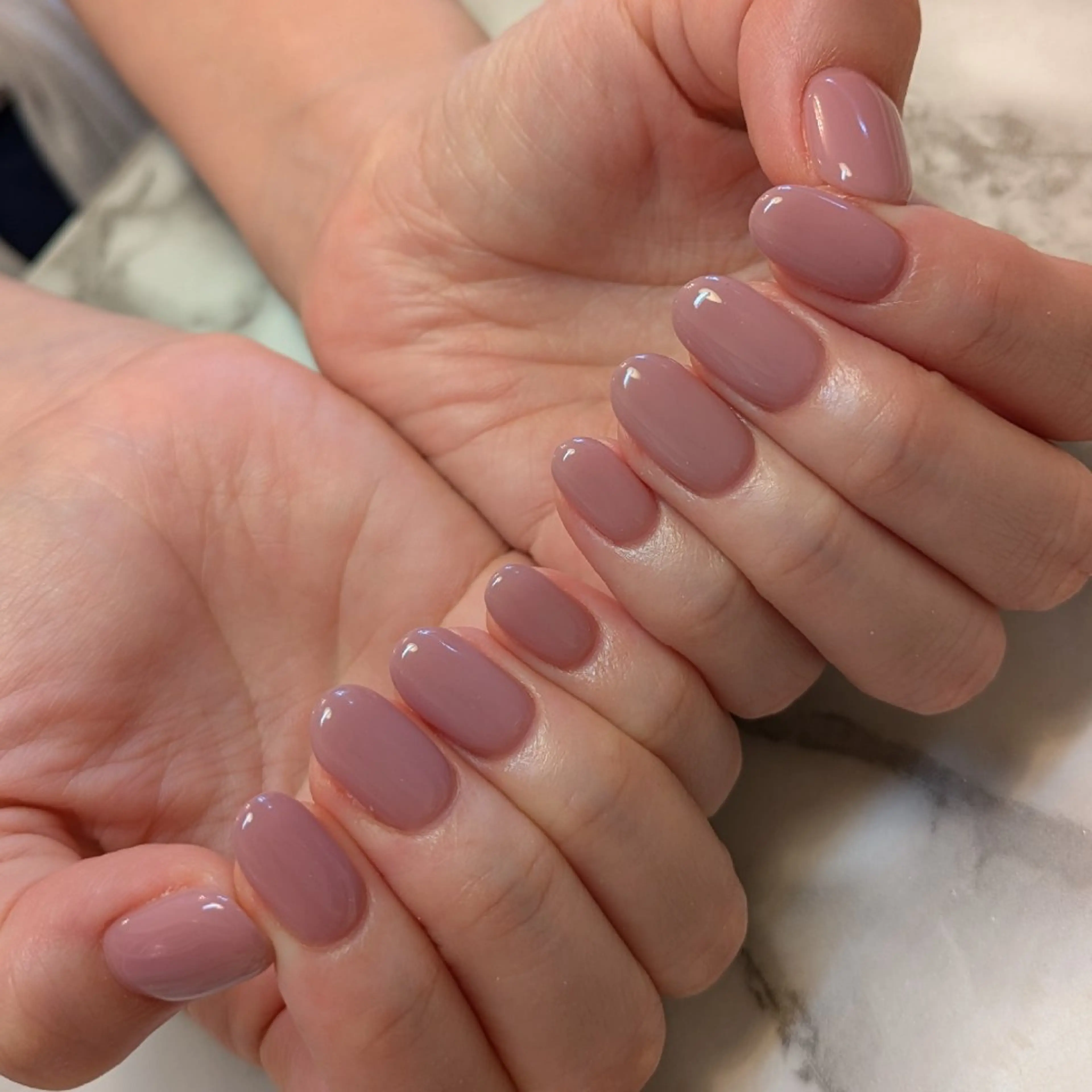 ネイル ワンカラーネイル ジェヌインネイル 河内のネイルデザイン