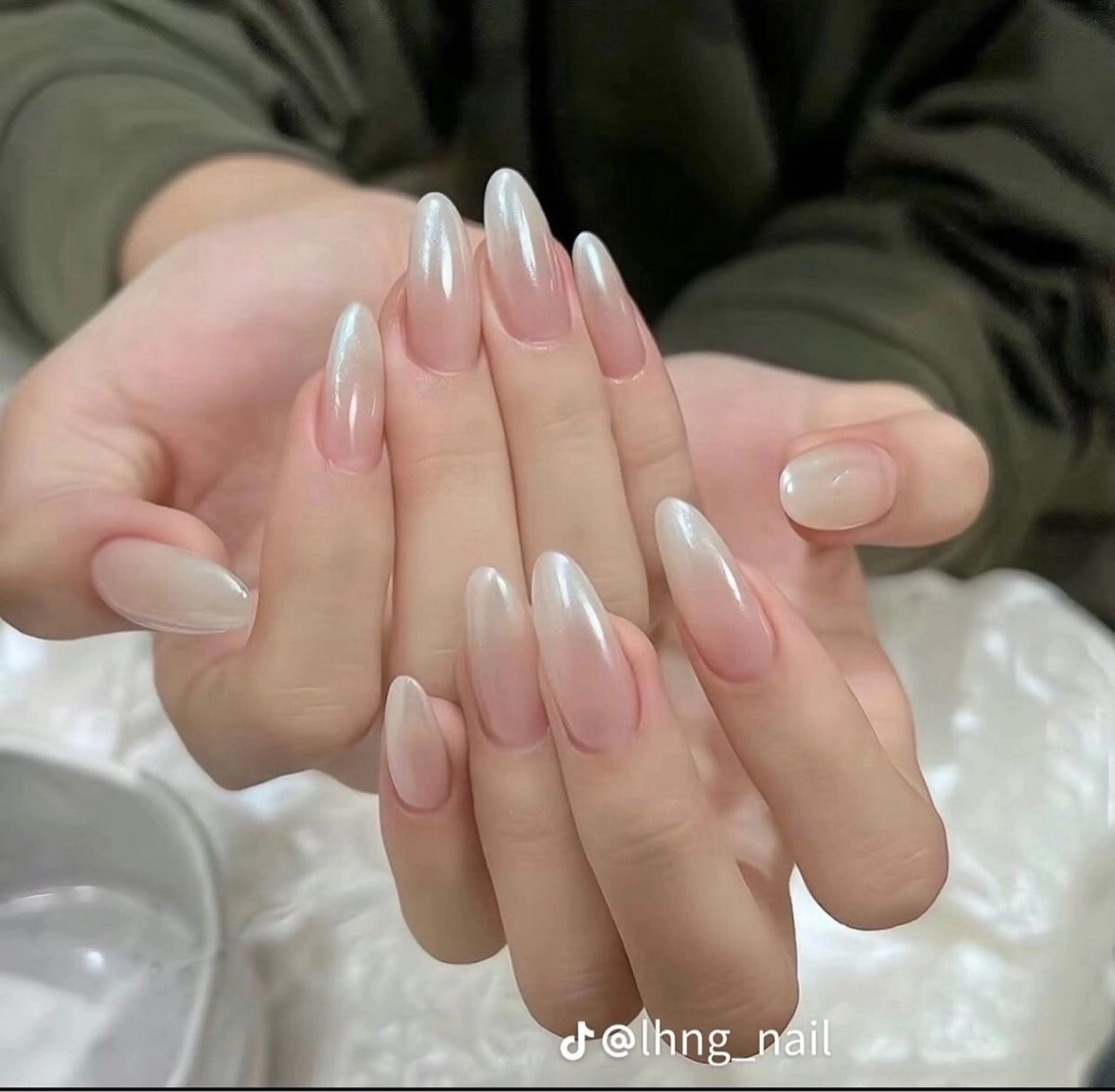 ネイル 韓国ネイル 持ち込み ニュアンスネイル ネイルチップ ハンドネイル Minn ANA.CHUOのネイルデザイン