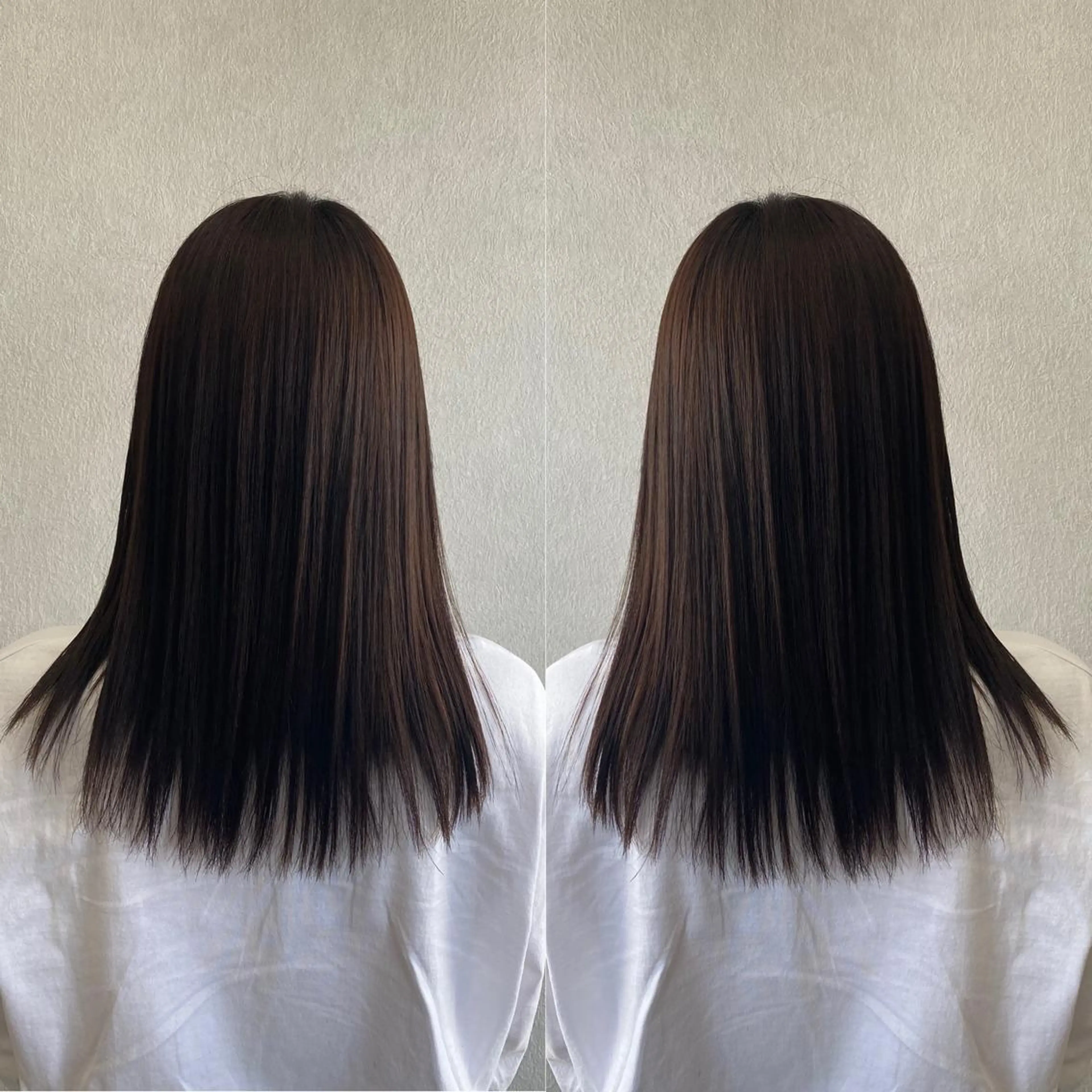 セミロング カラー ヘアカラー トリートメント tocca 💜石田愛結💜のヘアスタイル