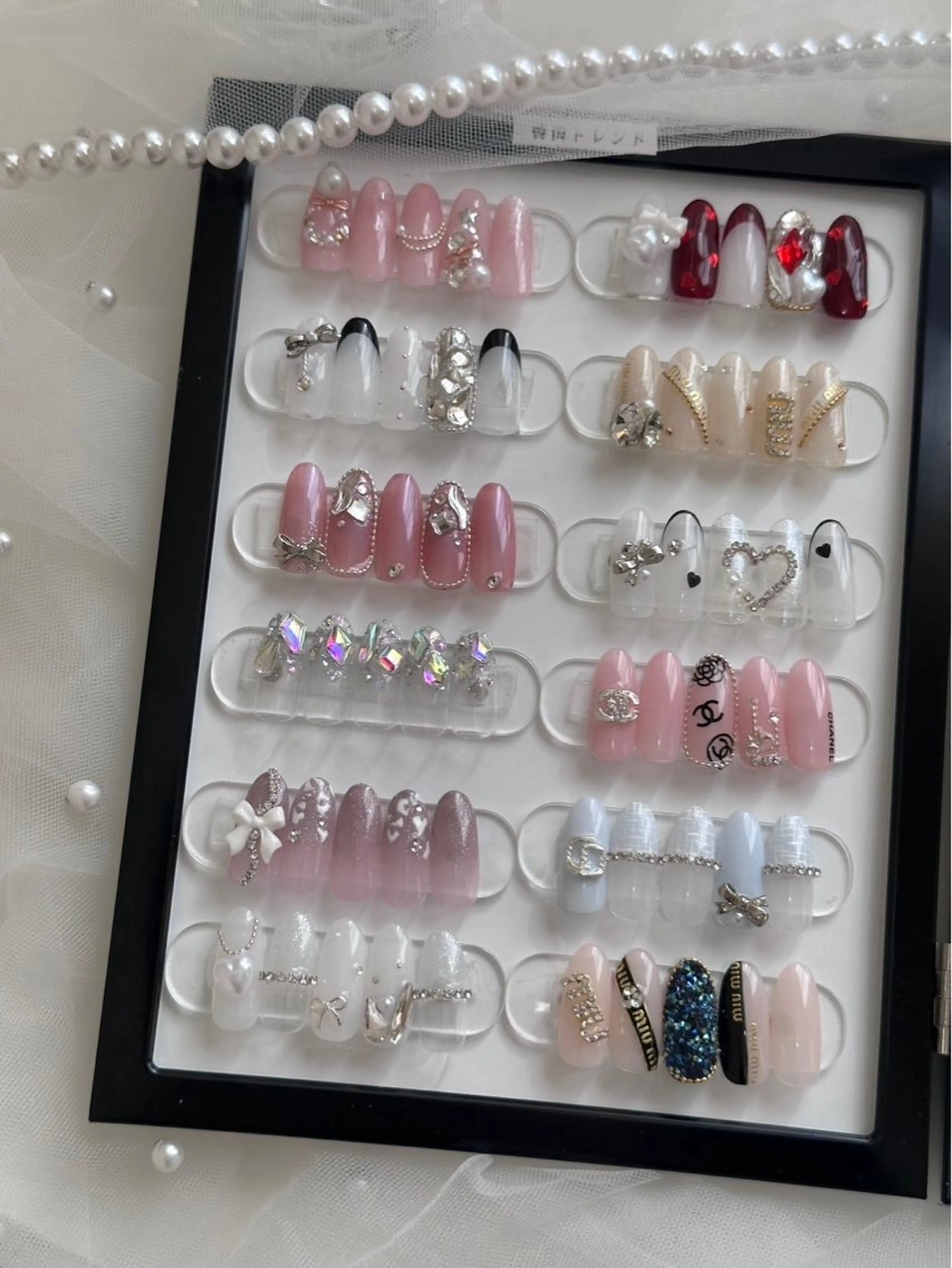 ネイル 韓国ネイル ハンドネイル CREVIO小美玉店 Fukaのネイルデザイン