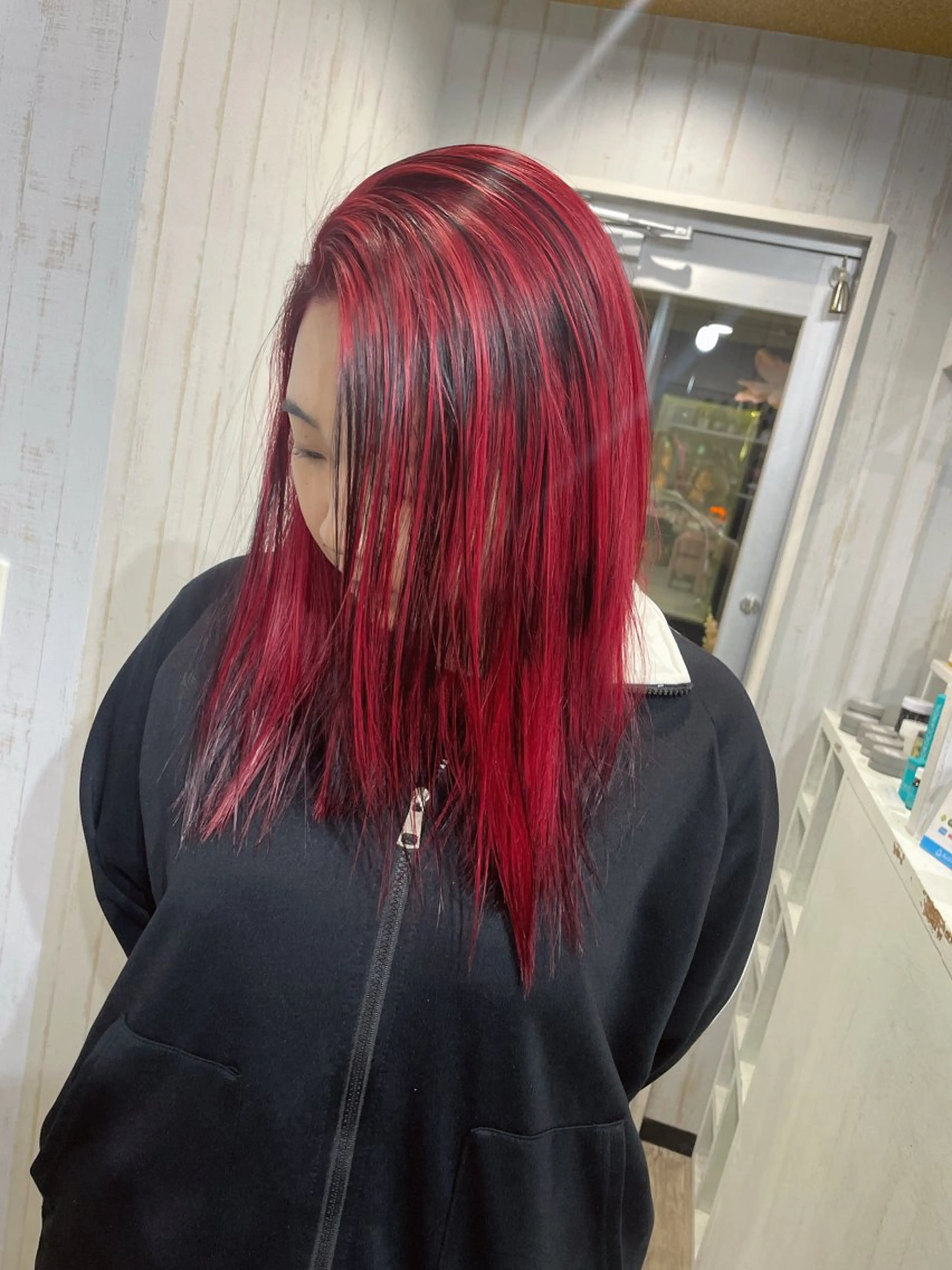 セミロング カラー 深夜帯！説明文必読 Oahu iwataのヘアスタイル