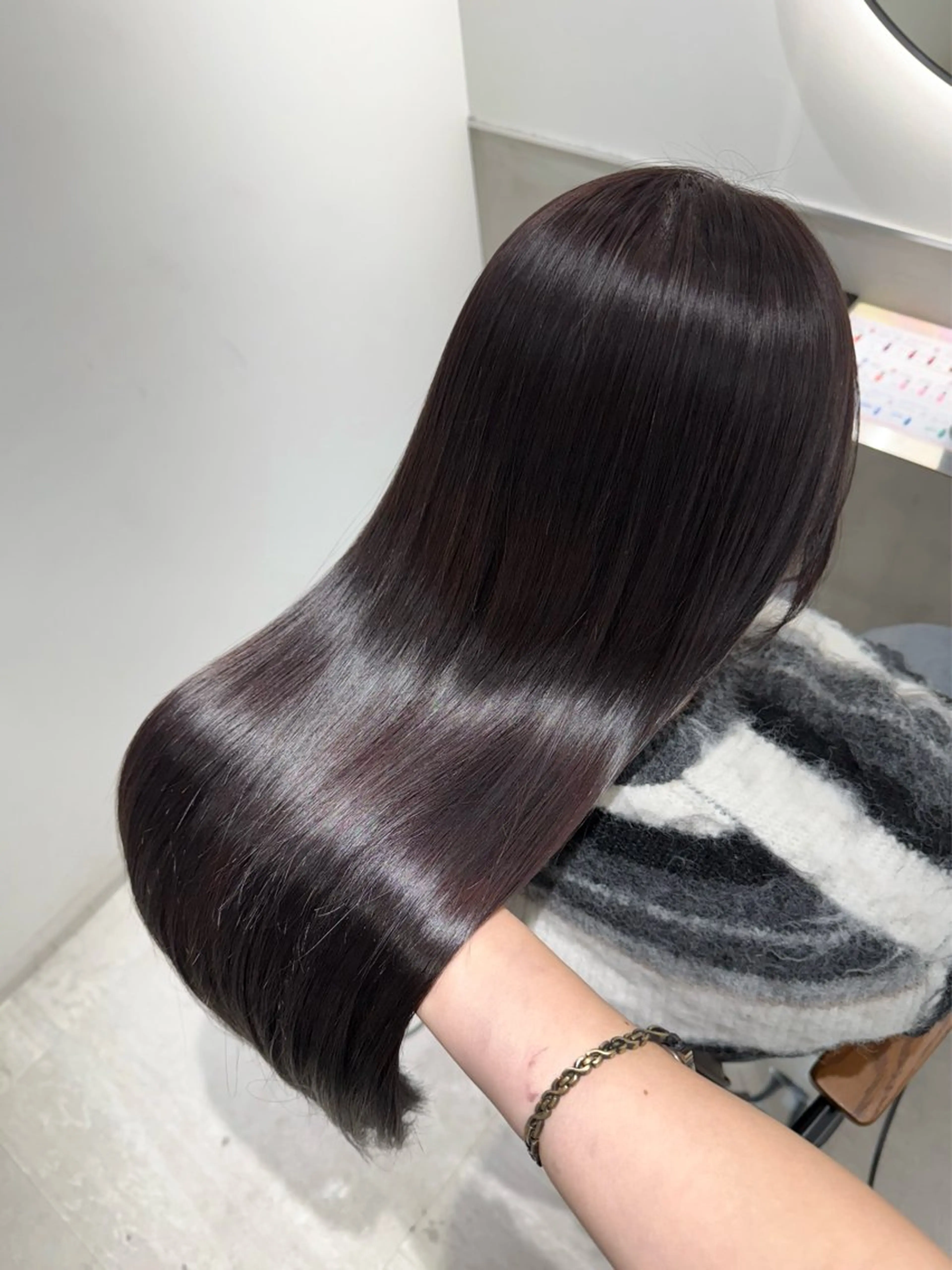 ロング 髪質改善 カット ヘアカラー トリートメント 艶髪カラー🫧 髪質改善🪽萩原のヘアスタイル